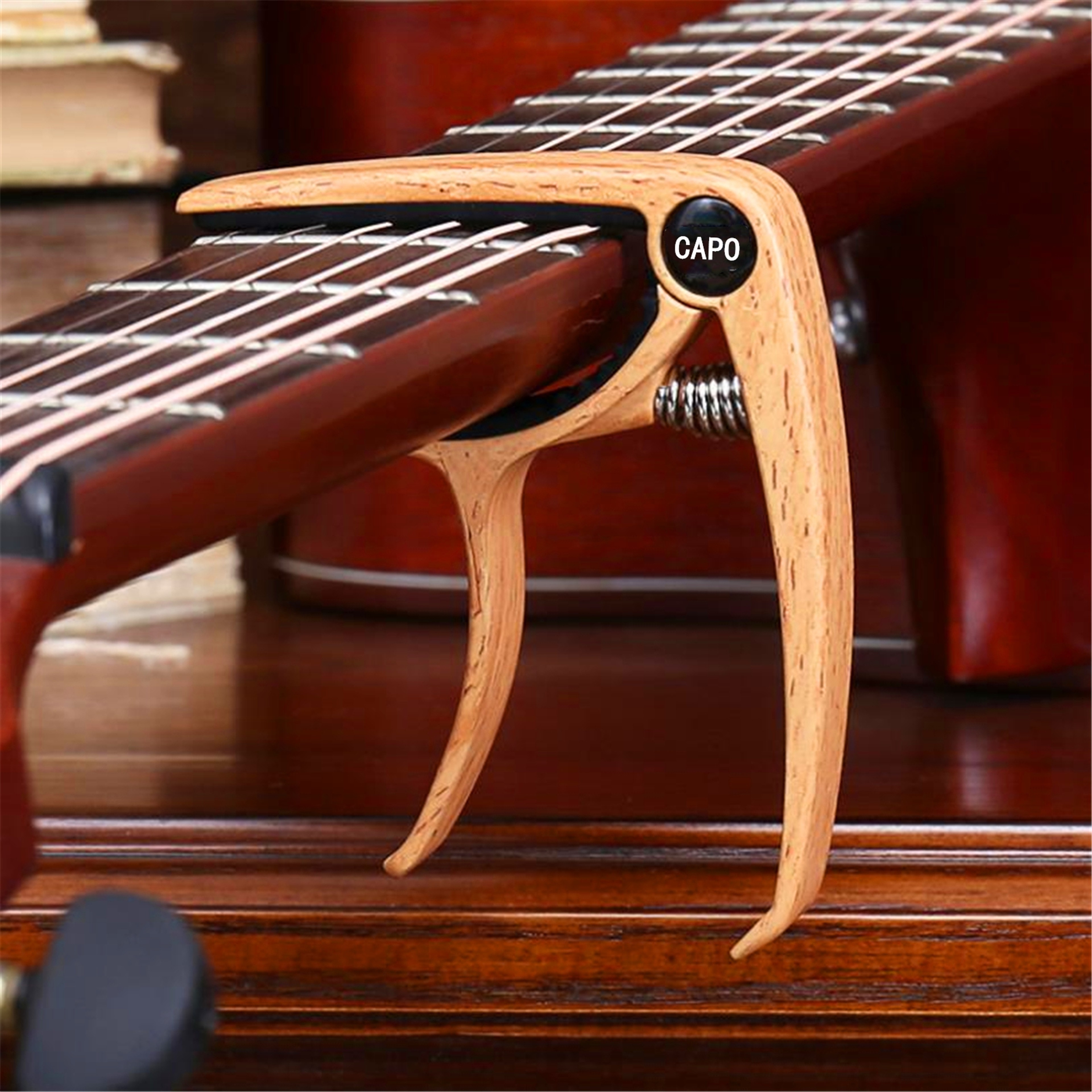 Professional Metal Guitar Capo Aluminum Alloy Trigger Clamp for Acoustic  Electric Guitars