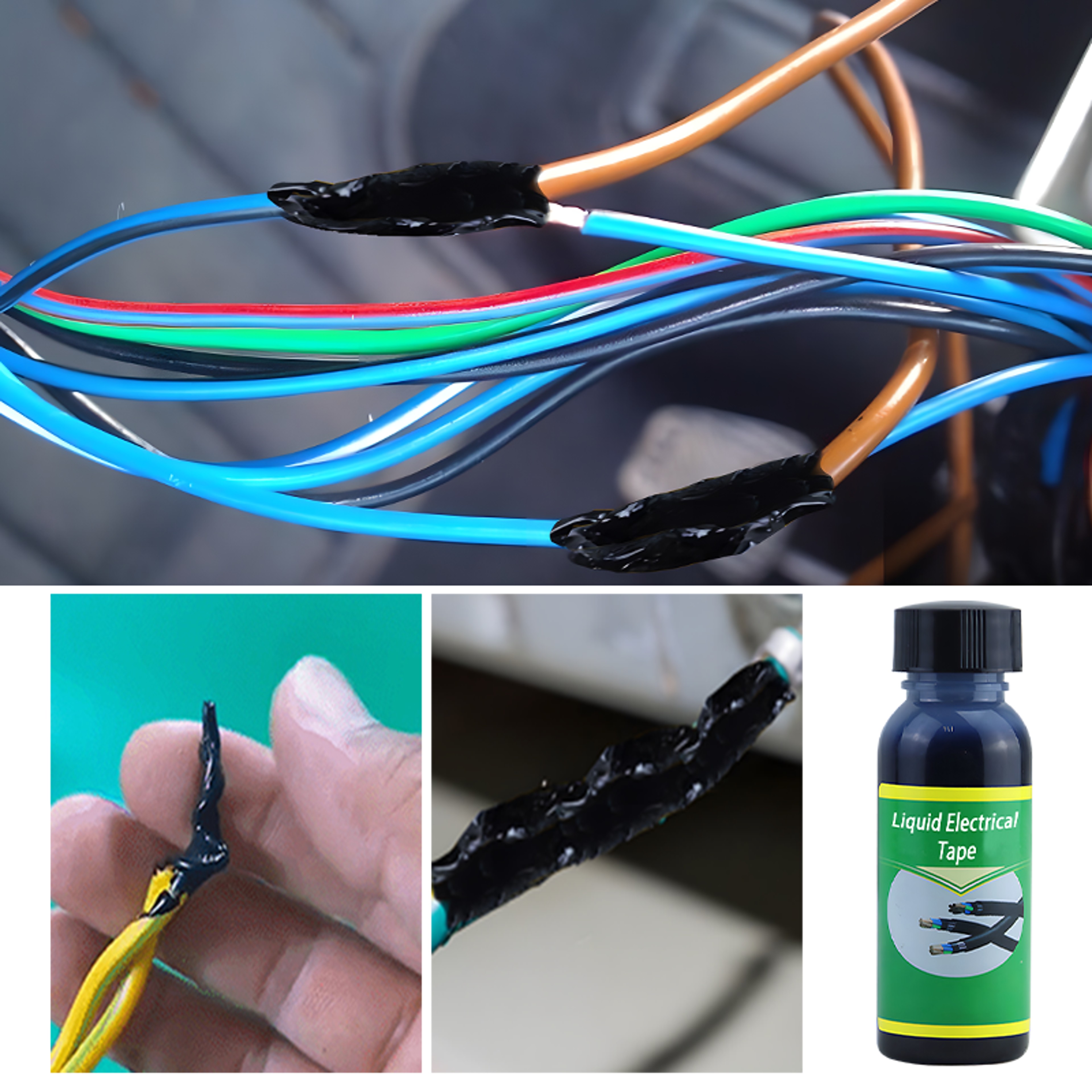 Liquid Electrical Insulation Tape Waterproof Rubber Sealant for Wire  Cable Repair FastDrying Li