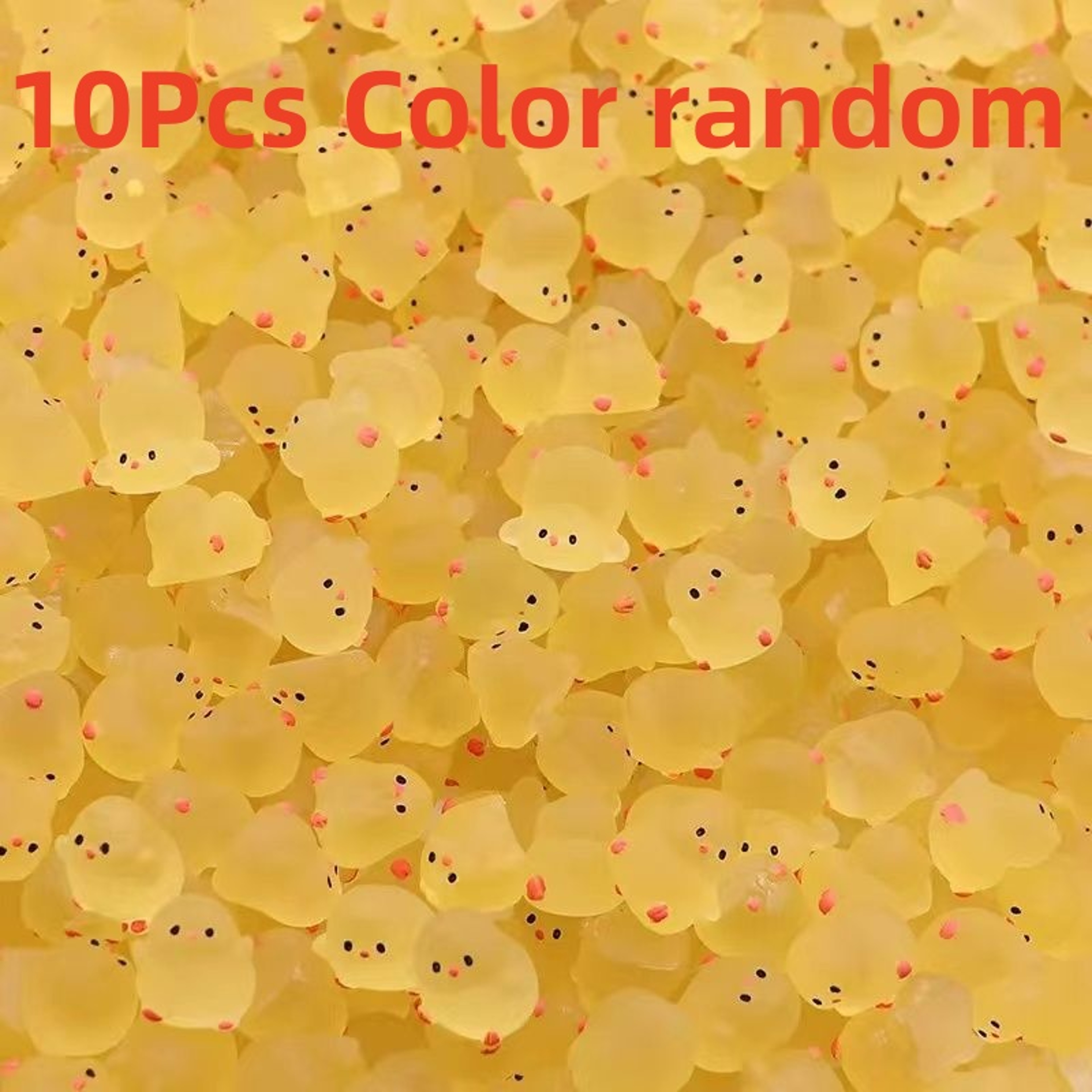 Mini Fluorescent Chicken Moss Toy GlowintheDark Miniature Chick Figurines For Fairy Garden  Home De 6