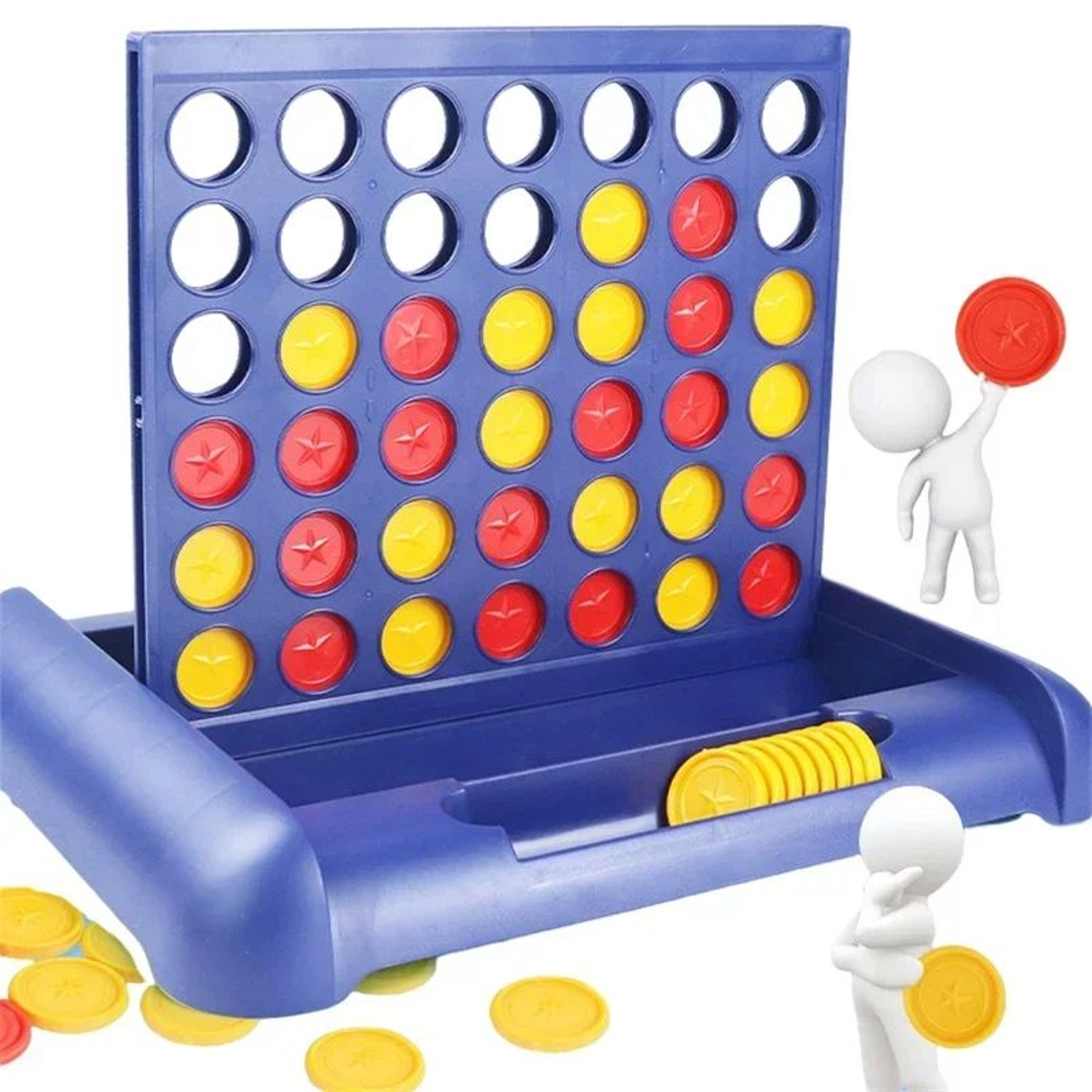 Foldable Connect In A Line Board Game Educational Puzzle  Family Party Chess Toy Early Thinking Tra 0