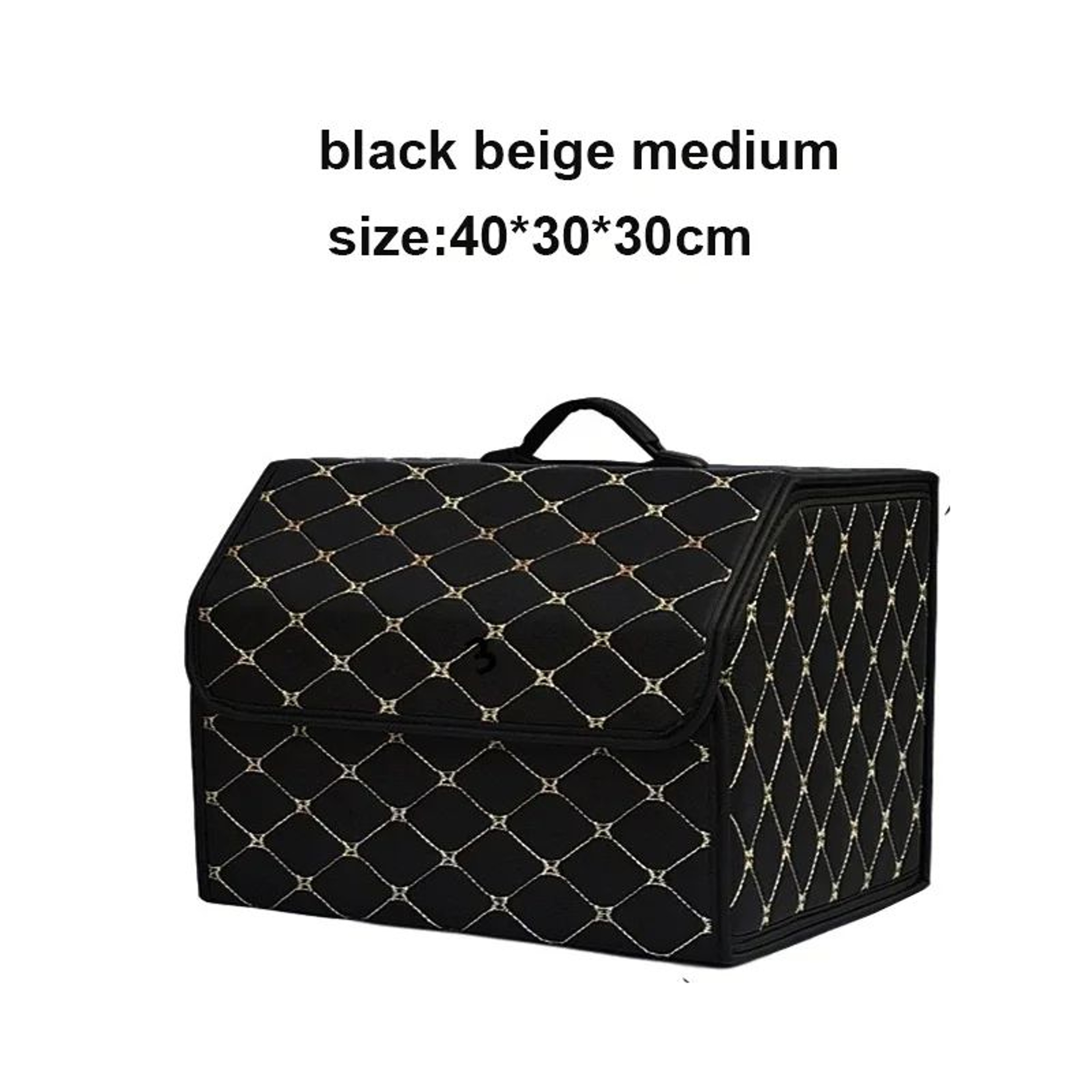 Car Trunk Organizer Box Large Capacity PU Leather Folding Storage Bag For Auto MultiUse Tools Emerg 10