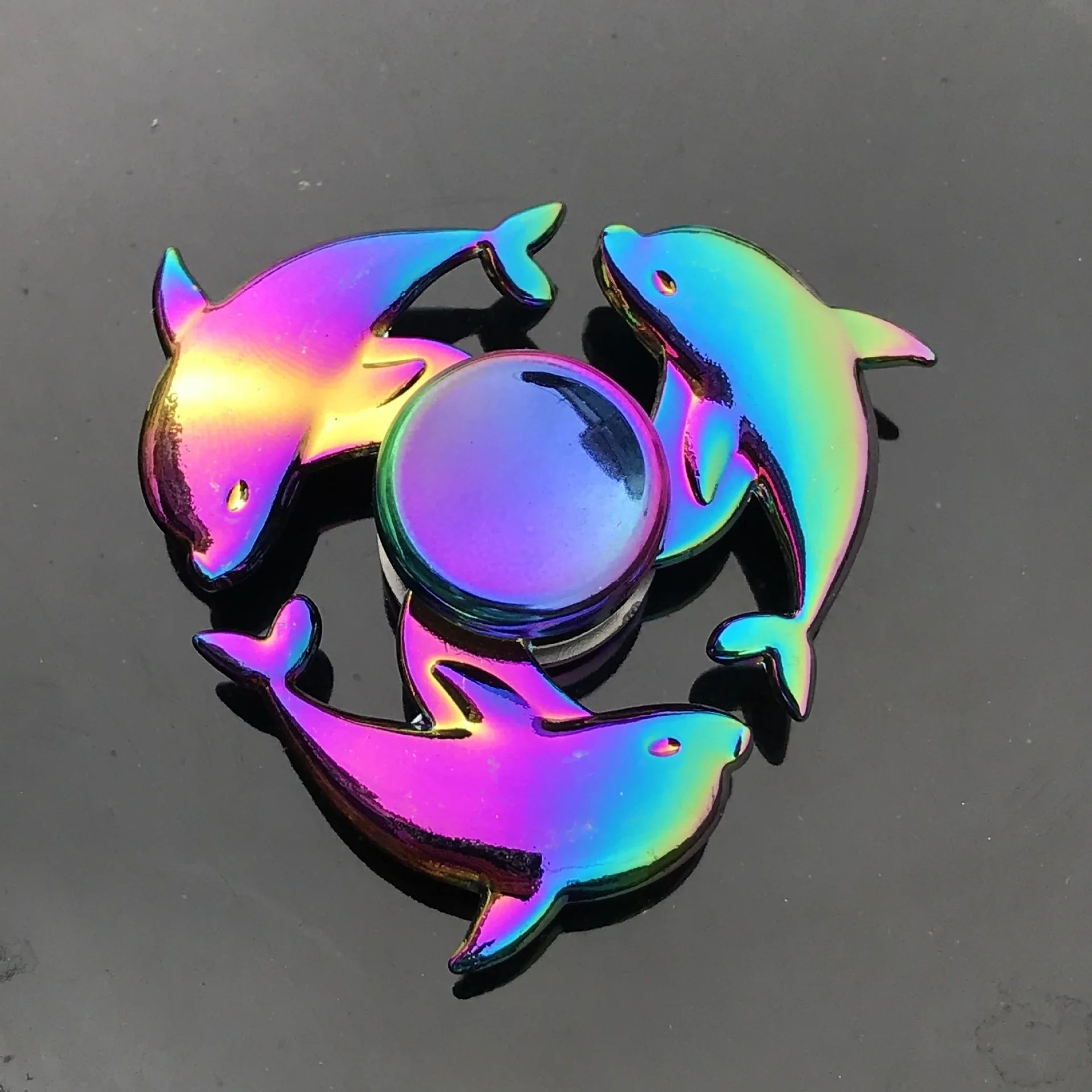 Rainbow Fidget Metal Spinner Colorful High Speed Finger Hand Spinner For Stress  Anxiety Relief Fid 4