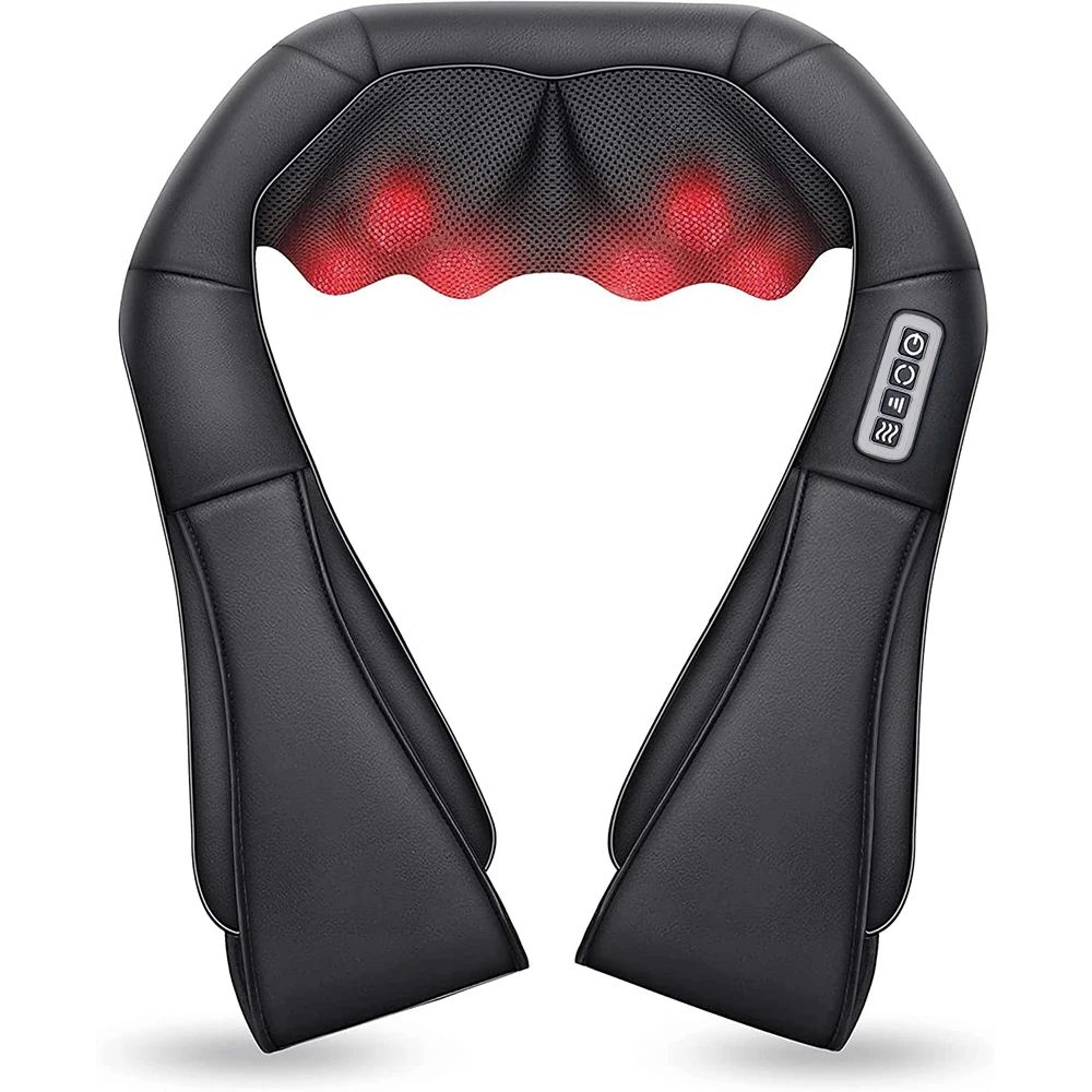 Deep Kneading Shiatsu Neck And Shoulder Massager Heated Back Pillow For Full Body Pain Relief Elect 6