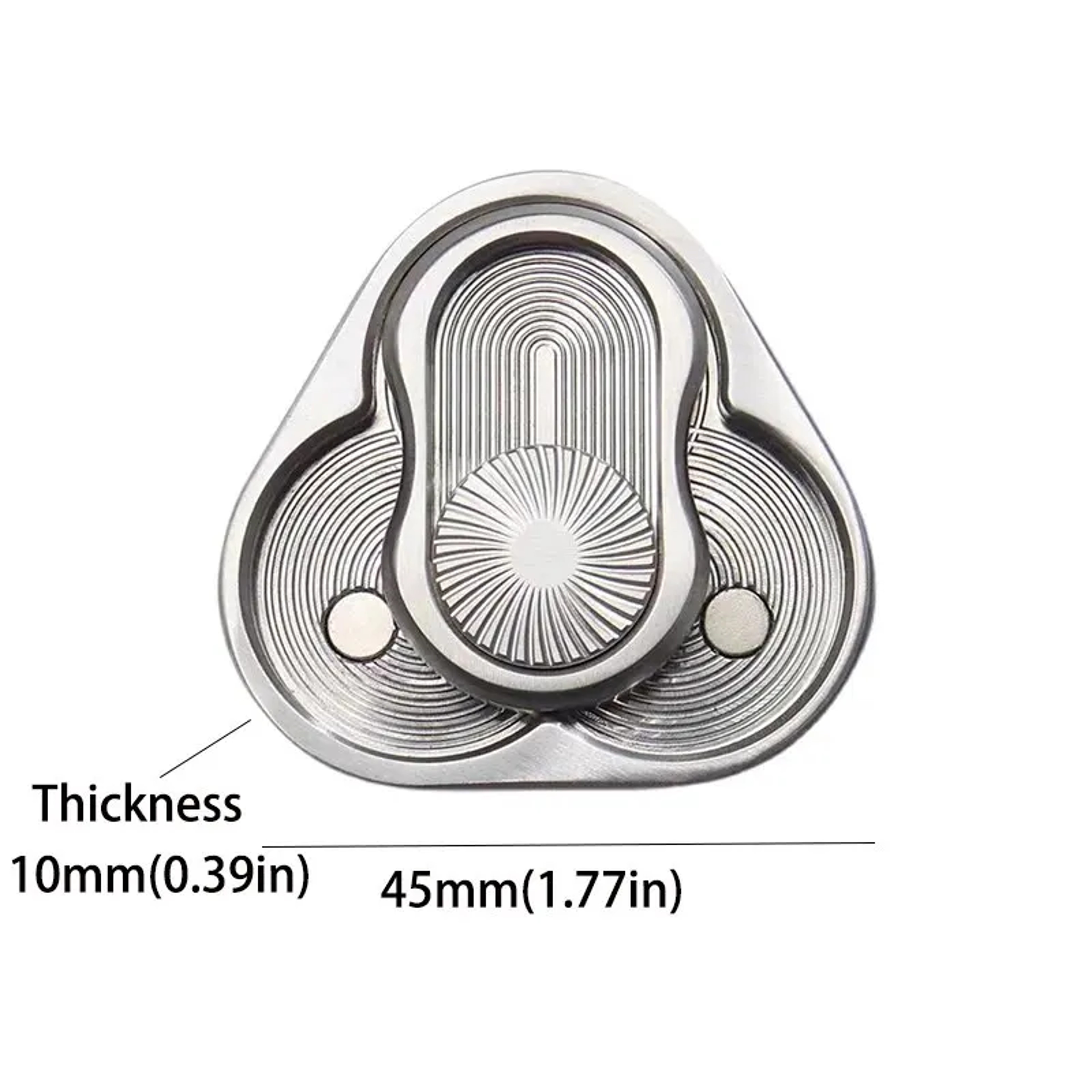 Metal Fidget Spinner For Adults Magnetic Fidget Slider EDC Toy ADHD Autism Sensory Stress Relief  F 5