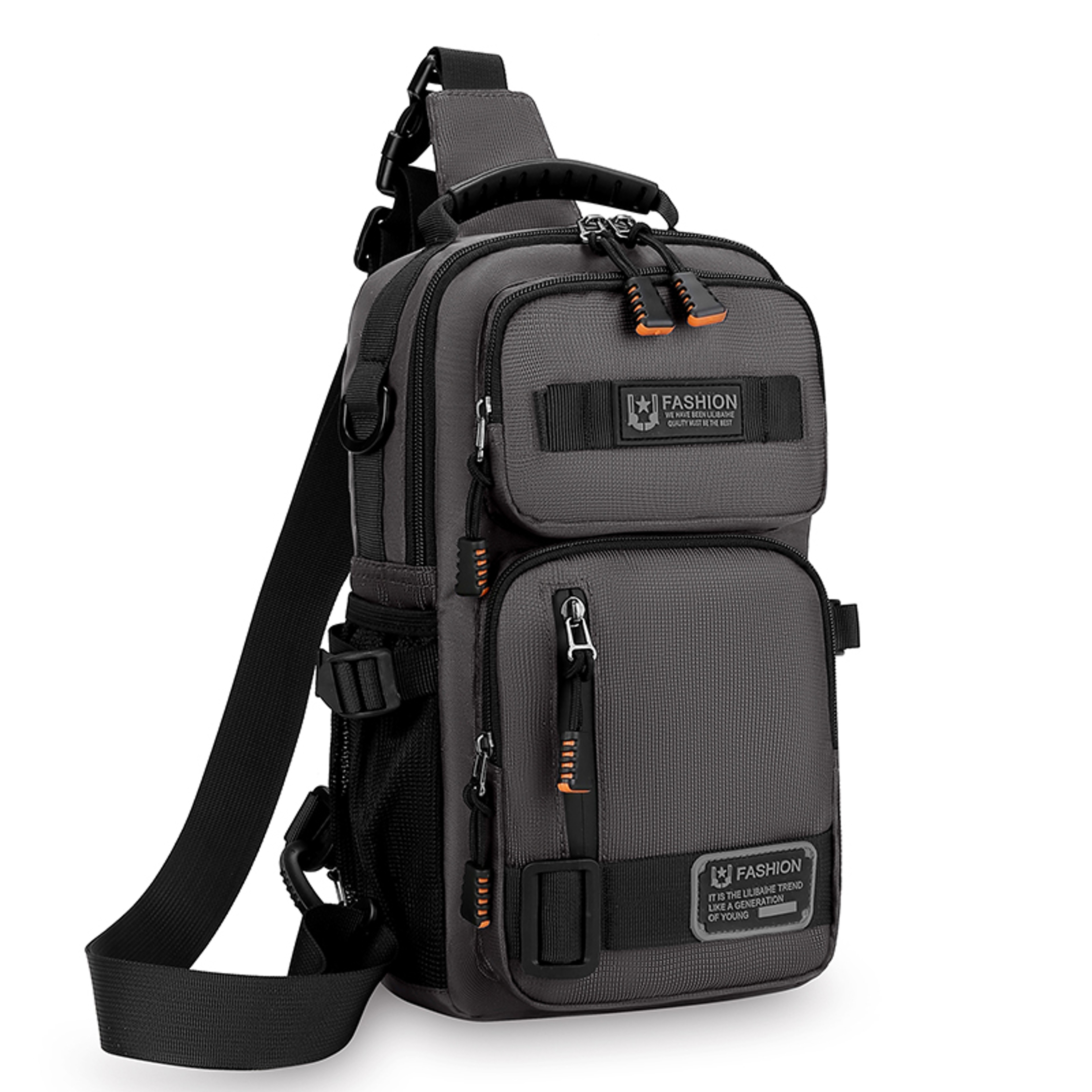 HighQuality Oxford Crossbody Bags For Men Fashion Mens Waist Packs Chest Bag Casual Handbag  Male C 6