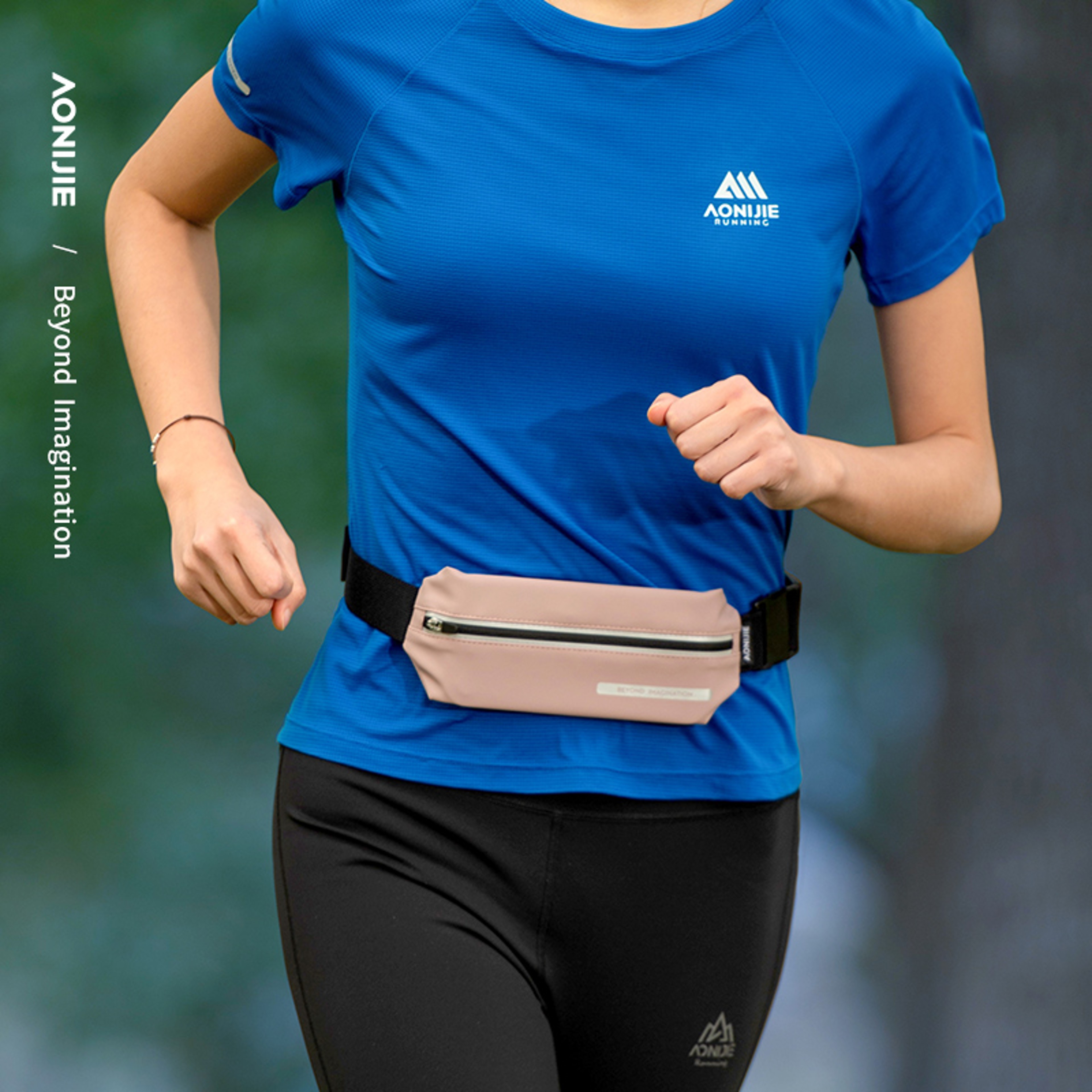 Lightweight Running Waist Pack For Jogging Fitness Unisex Sports Belt For Gym Hiking Cycling Mounta 0