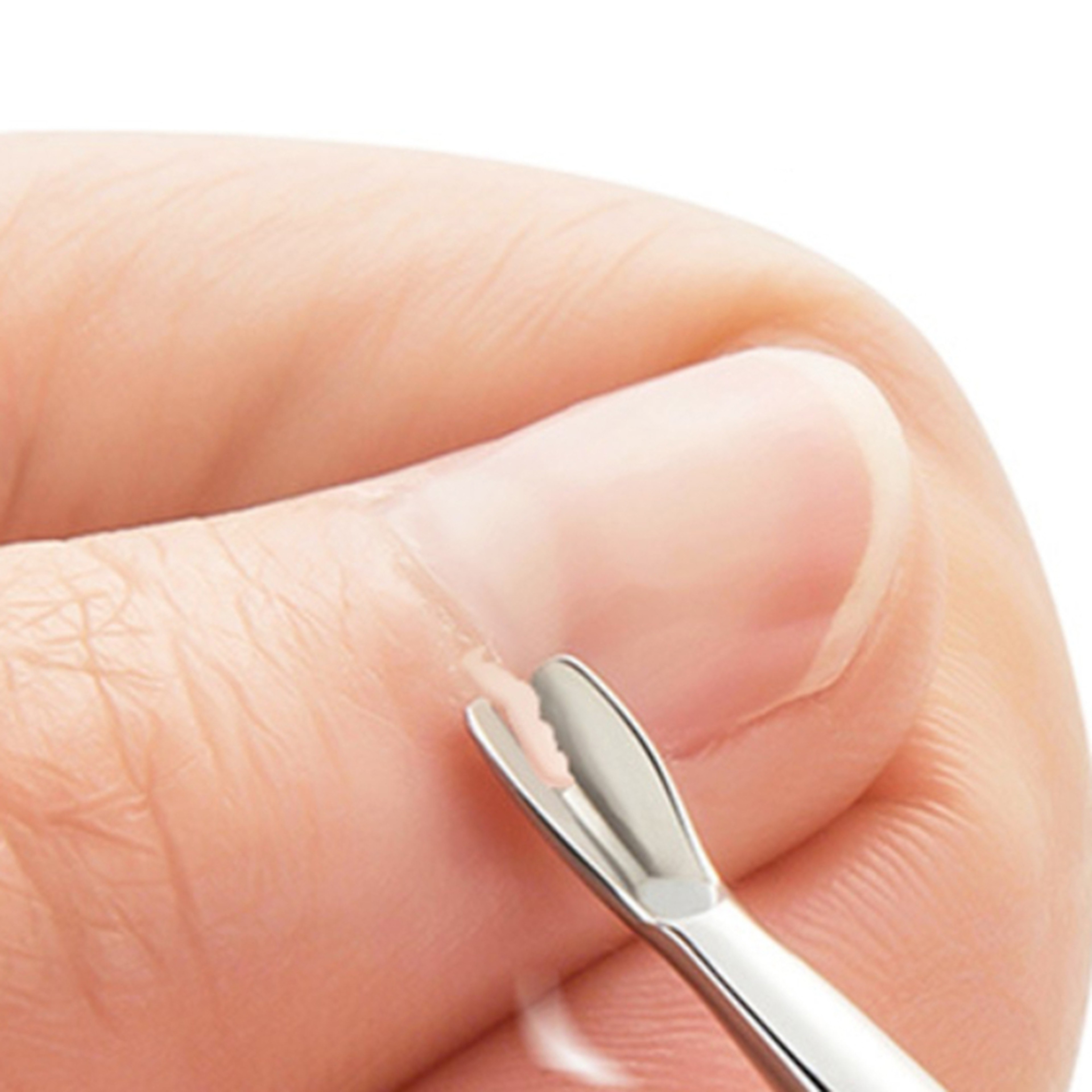 Professional V Shape Nail Cuticle Pushers Barb Dead Skin Fork Remover Toenail Pedicure Nail Care To