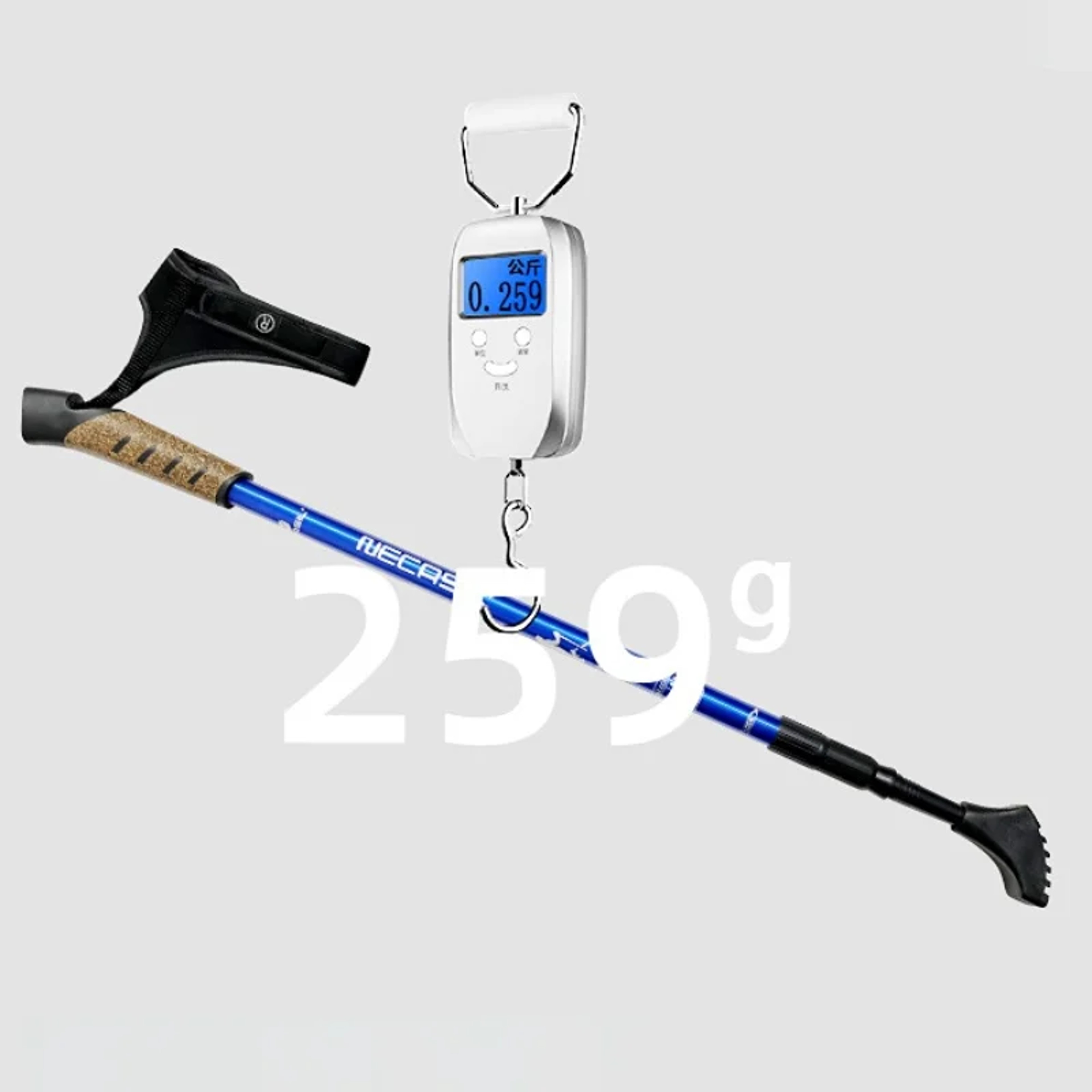 2PCS Telescopic Alpenstock 7075 Aluminum Alloy, Nordic Walking Poles Trek Pole, Hiking Stick Senderismo Shooting Crutch1 – view 5