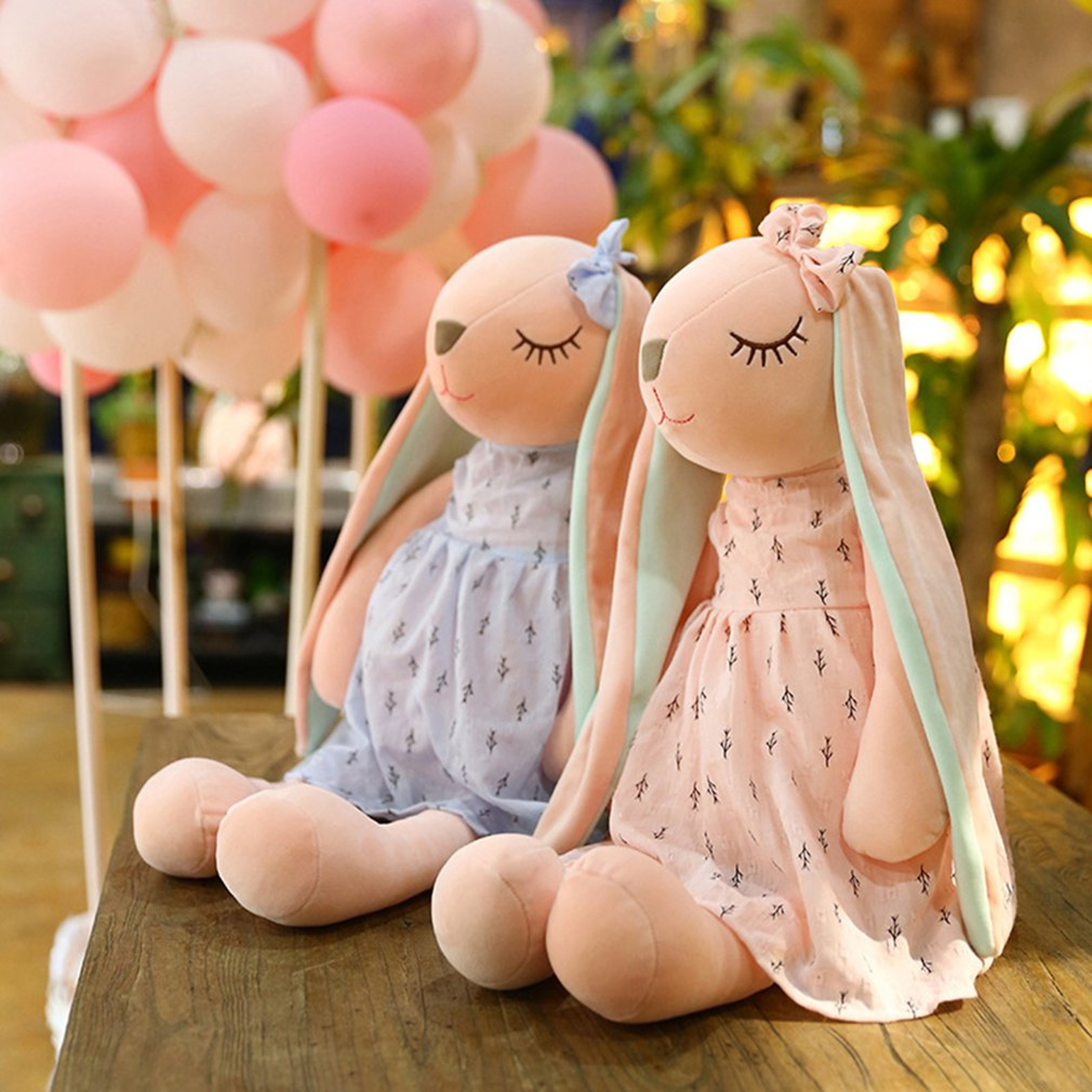 Cute Bunny Soothing Rabbit Doll, Soft Sleeping Plush Doll Toy for Kids, Stuffed Animal for Comfort & Cuddles – view 1