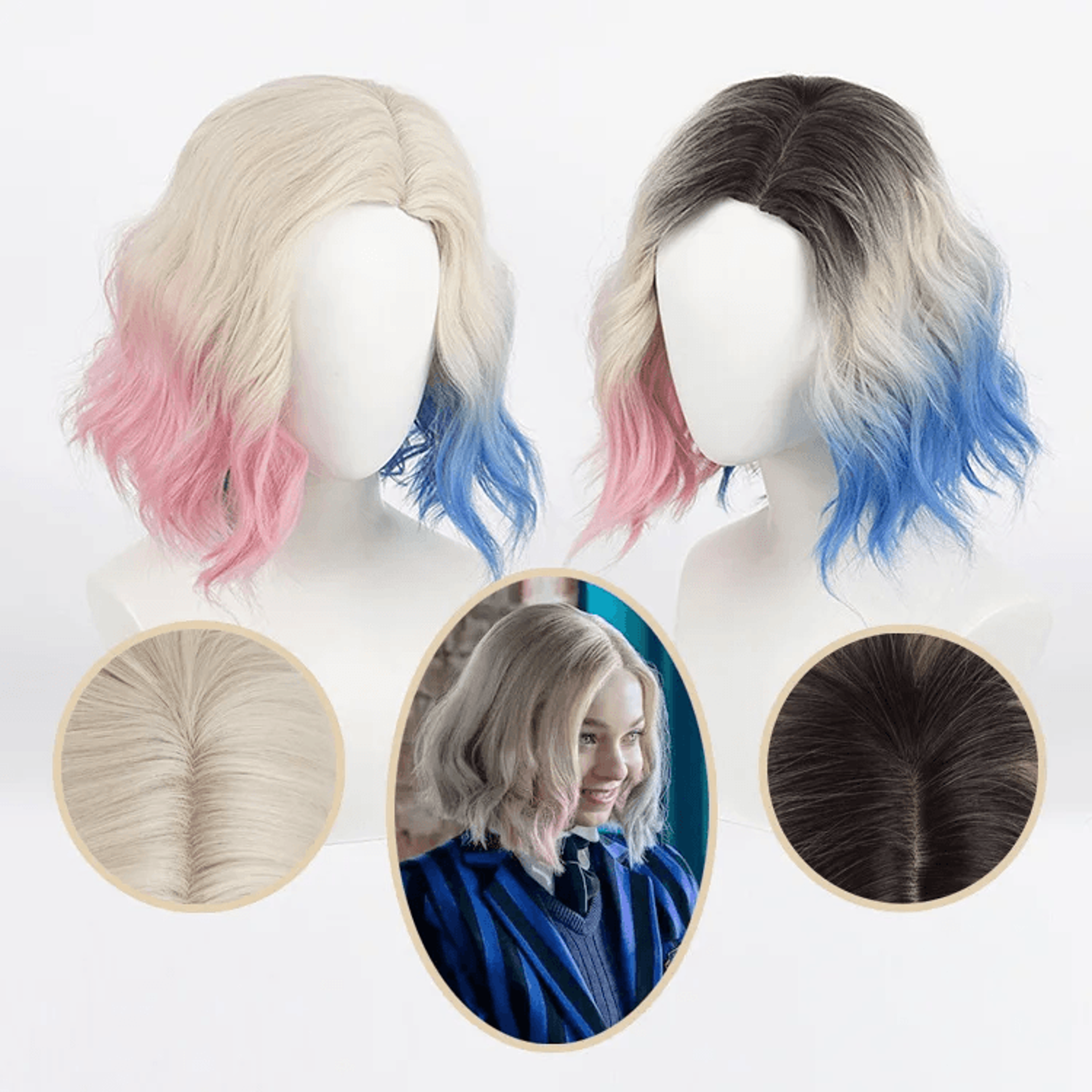 Wednesday Addams Enid Sinclair Cosplay Wig Wednesday Enid Sinclair Cosplay Wig Halloween Carnival P 1