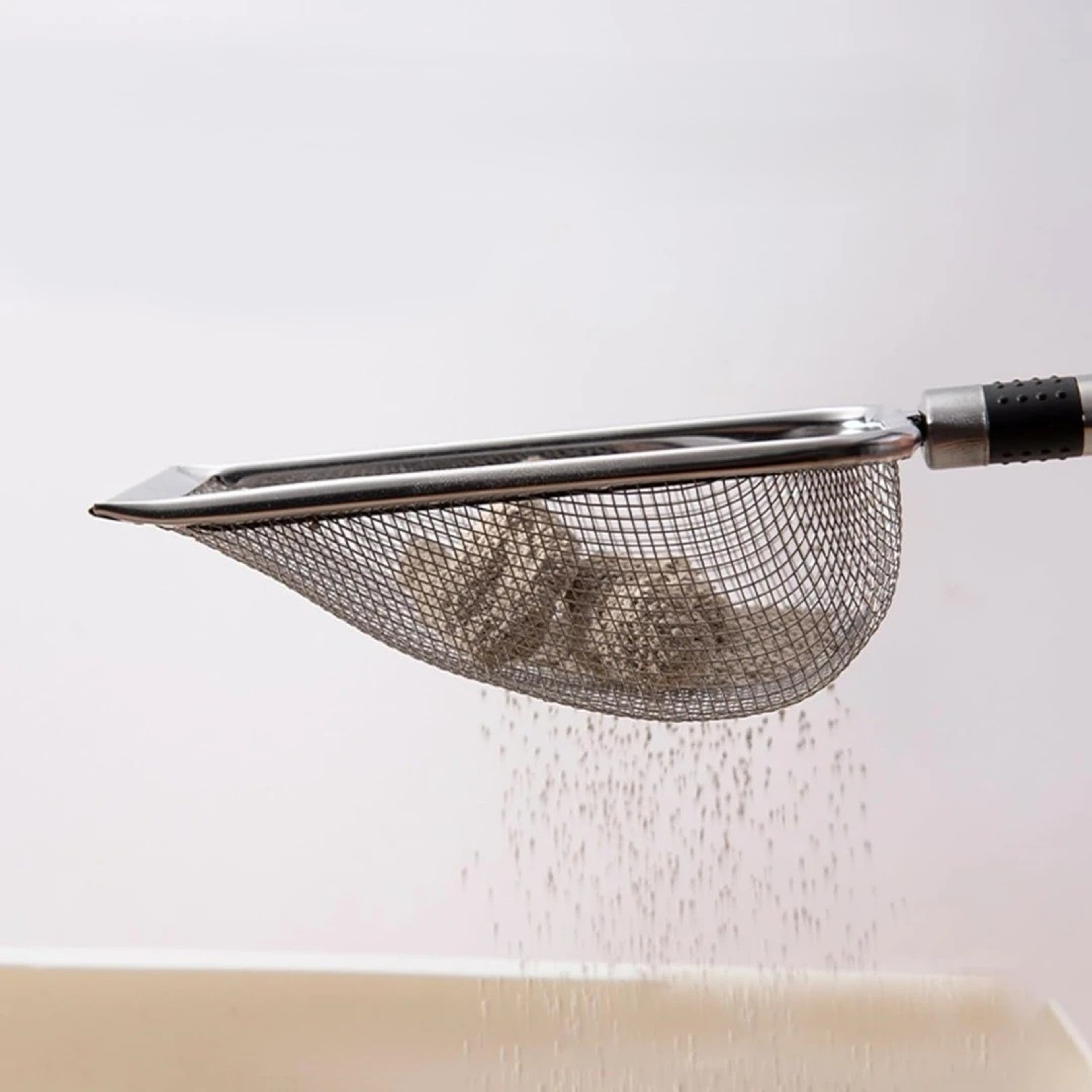 Premium Stainless Steel Pet Waste Scoop With Durable Aluminum Handle 0