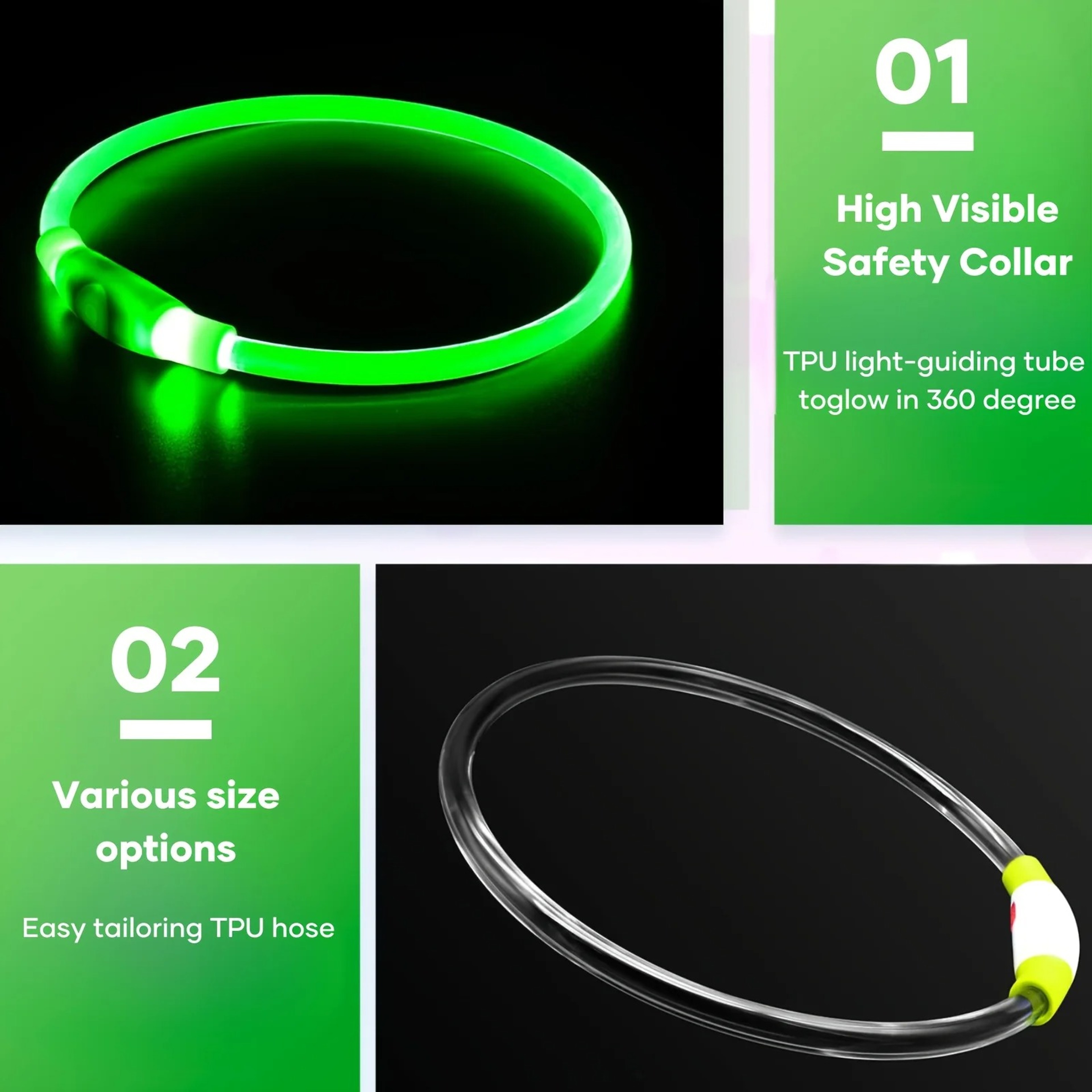 HighVisibility Dog Collar