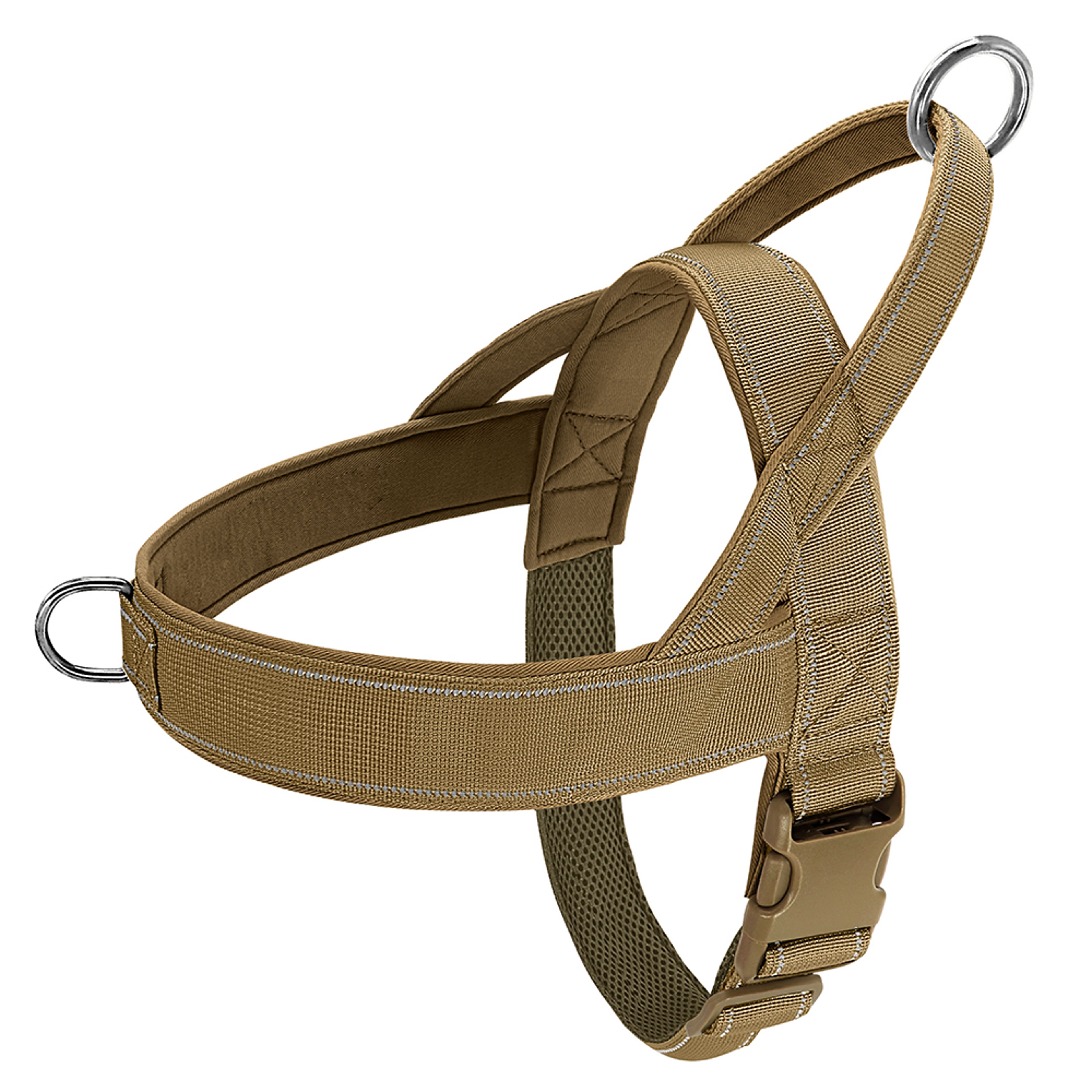 Reflective No Pull Nylon Dog Harness, Adjustable Pet Walking, Training Vest for Medium, Large Dogs – view 4
