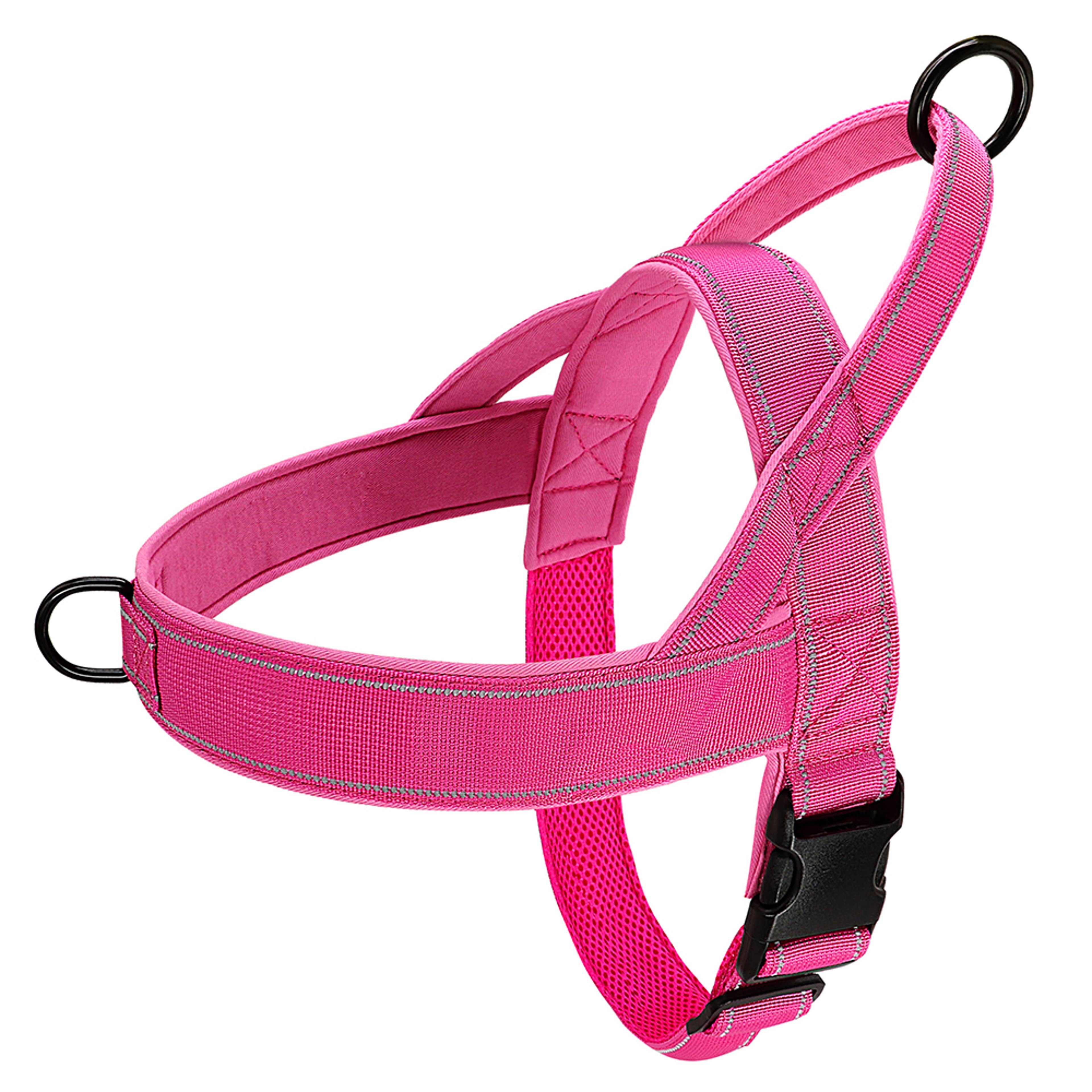 Reflective No Pull Nylon Dog Harness, Adjustable Pet Walking, Training Vest for Medium, Large Dogs – view 10