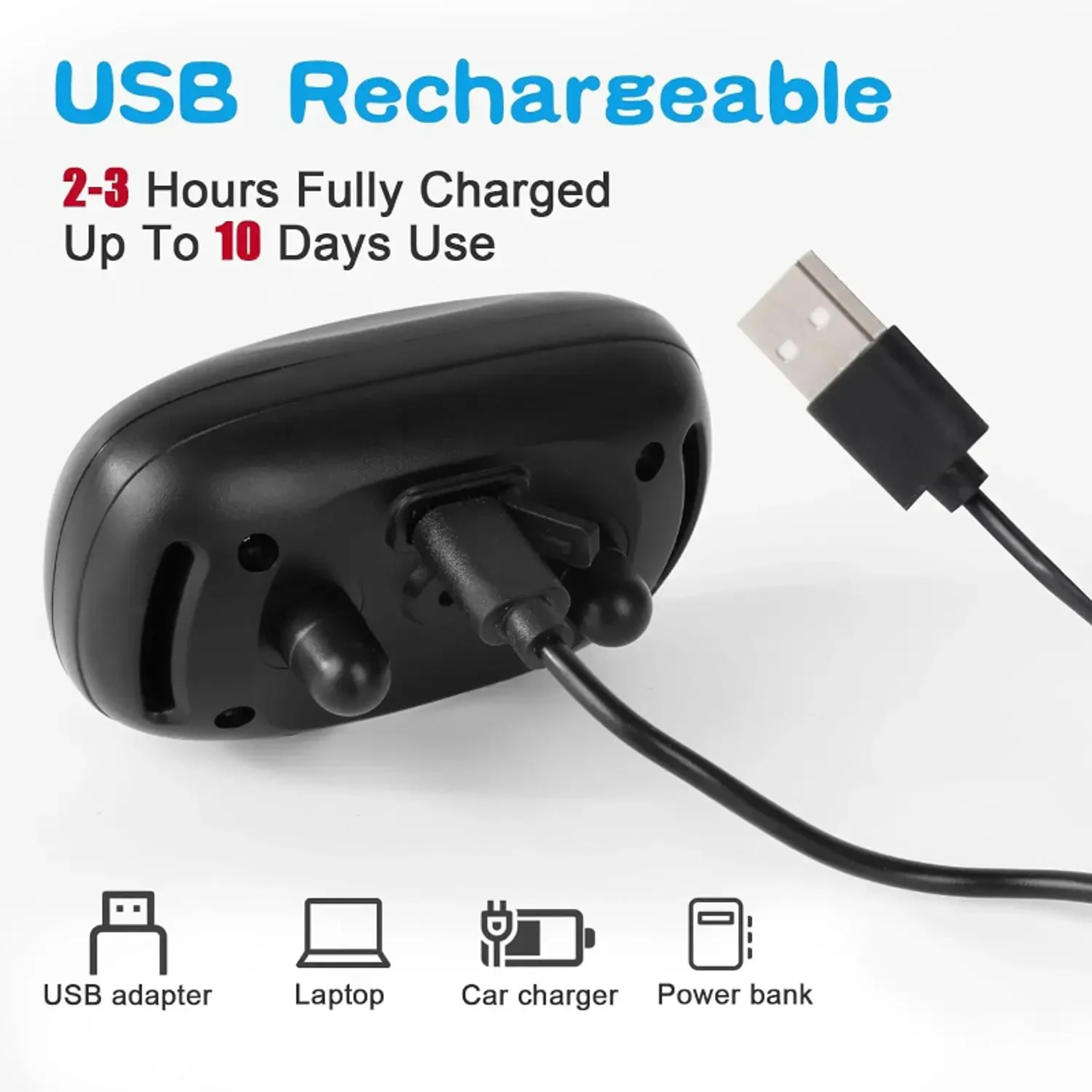 USB Rechargeable Dog Training Collar Pet Anti Barking Device Ultrasonic Stop Barking Vibration Anti 5