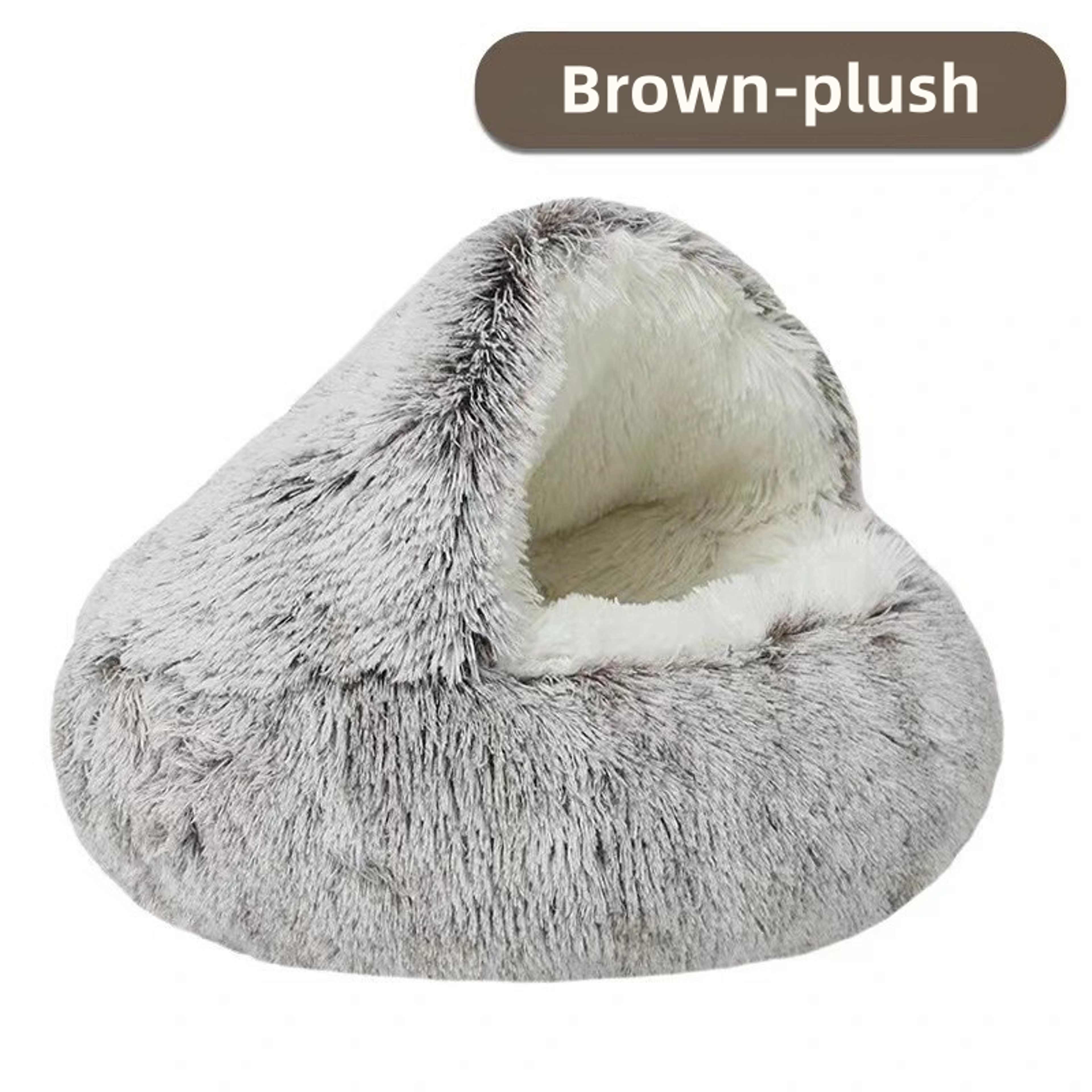 Plush Comforter Shell Cat Nest Autumn Winter Soft Pet Bed Warm Cold Plush Bed For Cats 11