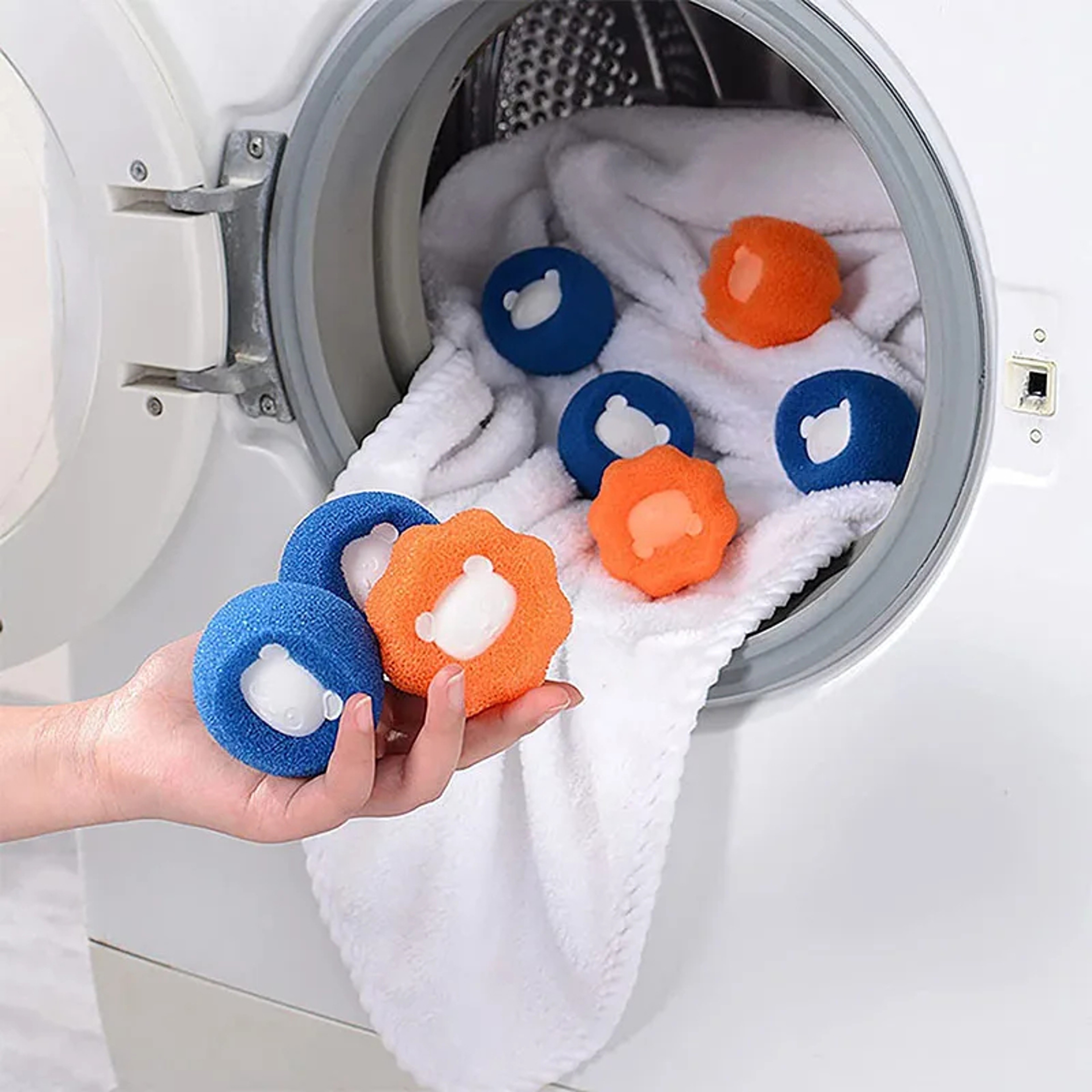 Reusable Pet Hair Remover Ball For Washing Machine Cat Fur Lint Catcher Wool Sticker 0