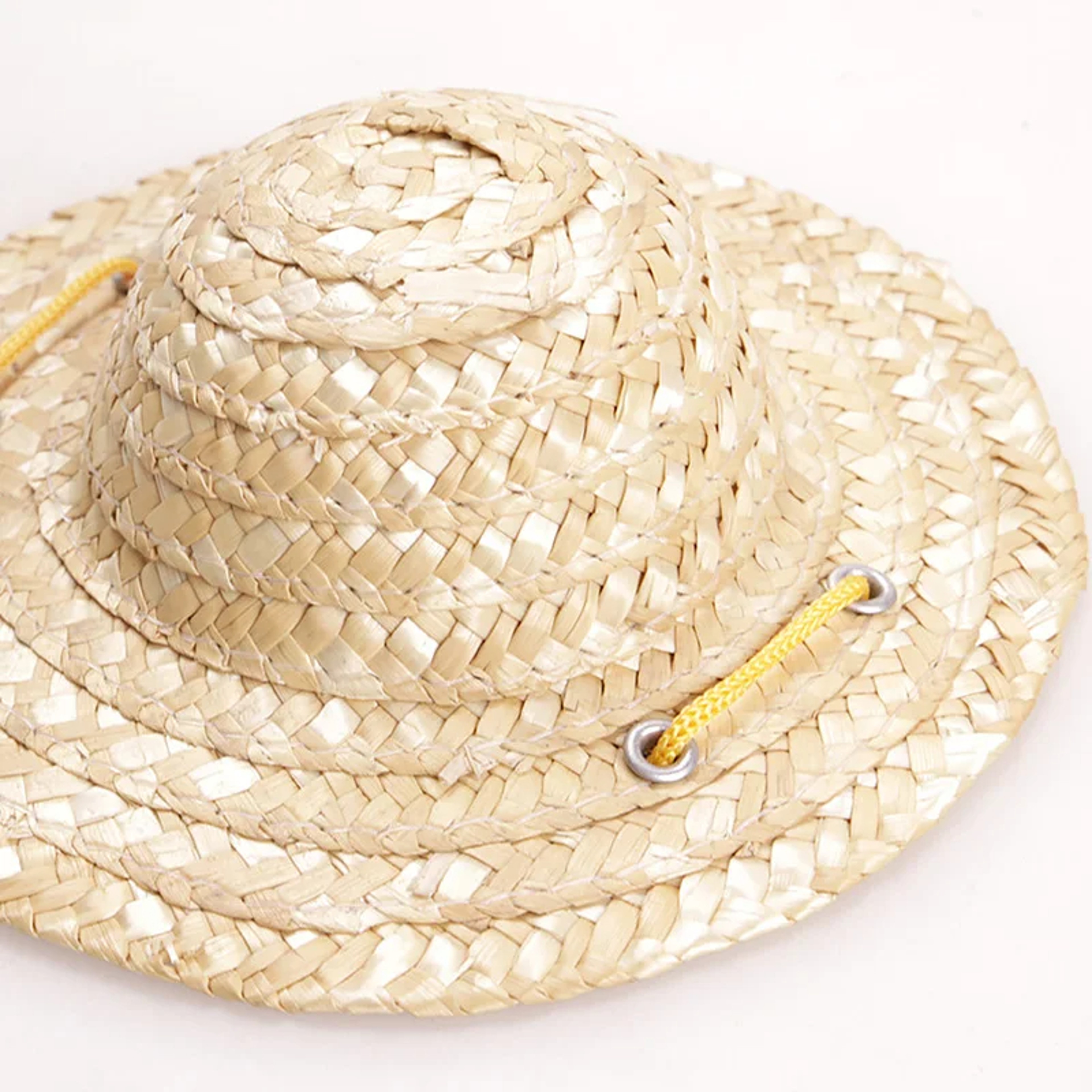 Cute Fashion Pet Woven Straw Hat, Sombrero for Small Dogs and Cats, Sun Hat Beach Party Costume Accessory – view 4