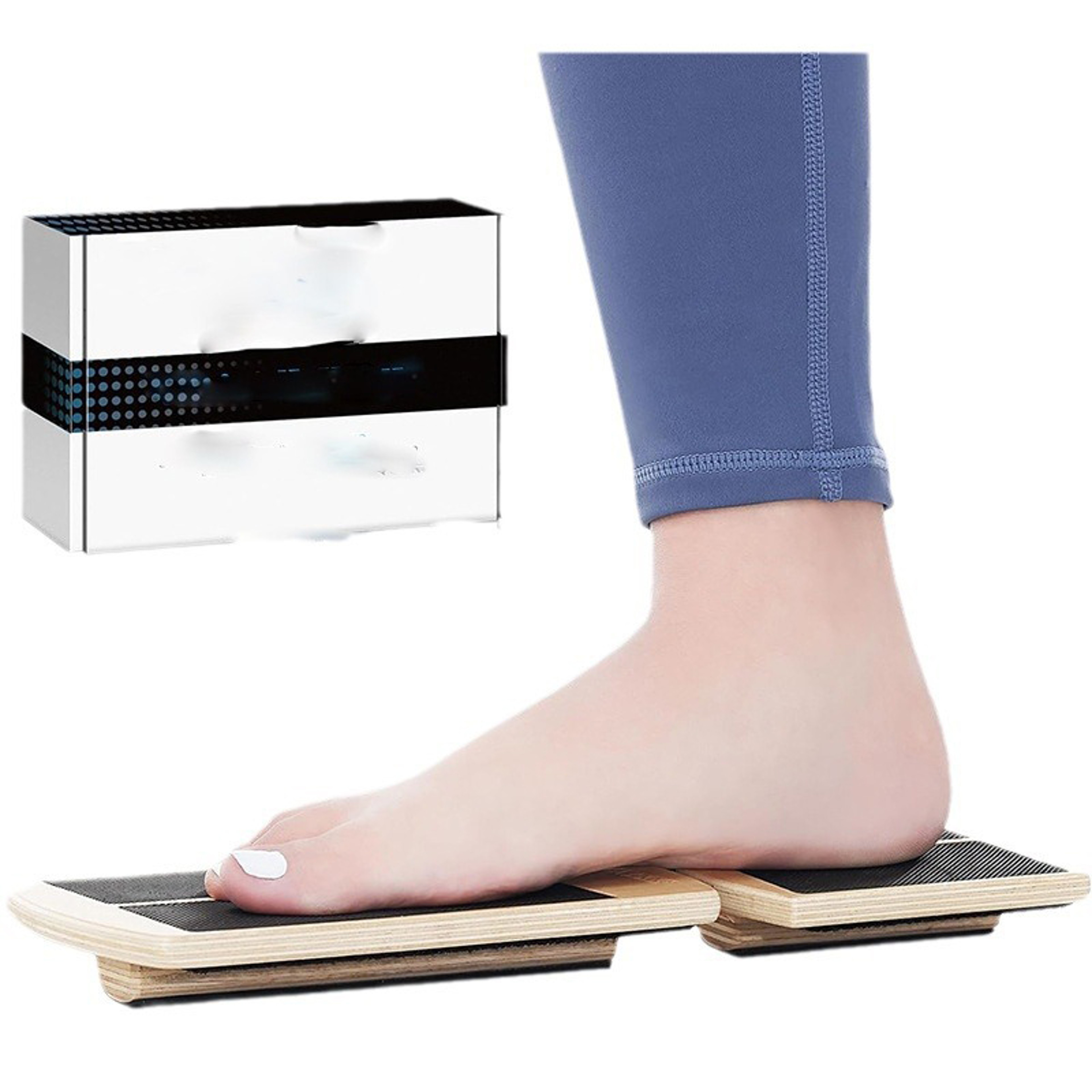 Ankle Stretcher Single Leg, Wooden Balance Board Proprioception Training, Anti Slip Ballet Home Gym – view 5