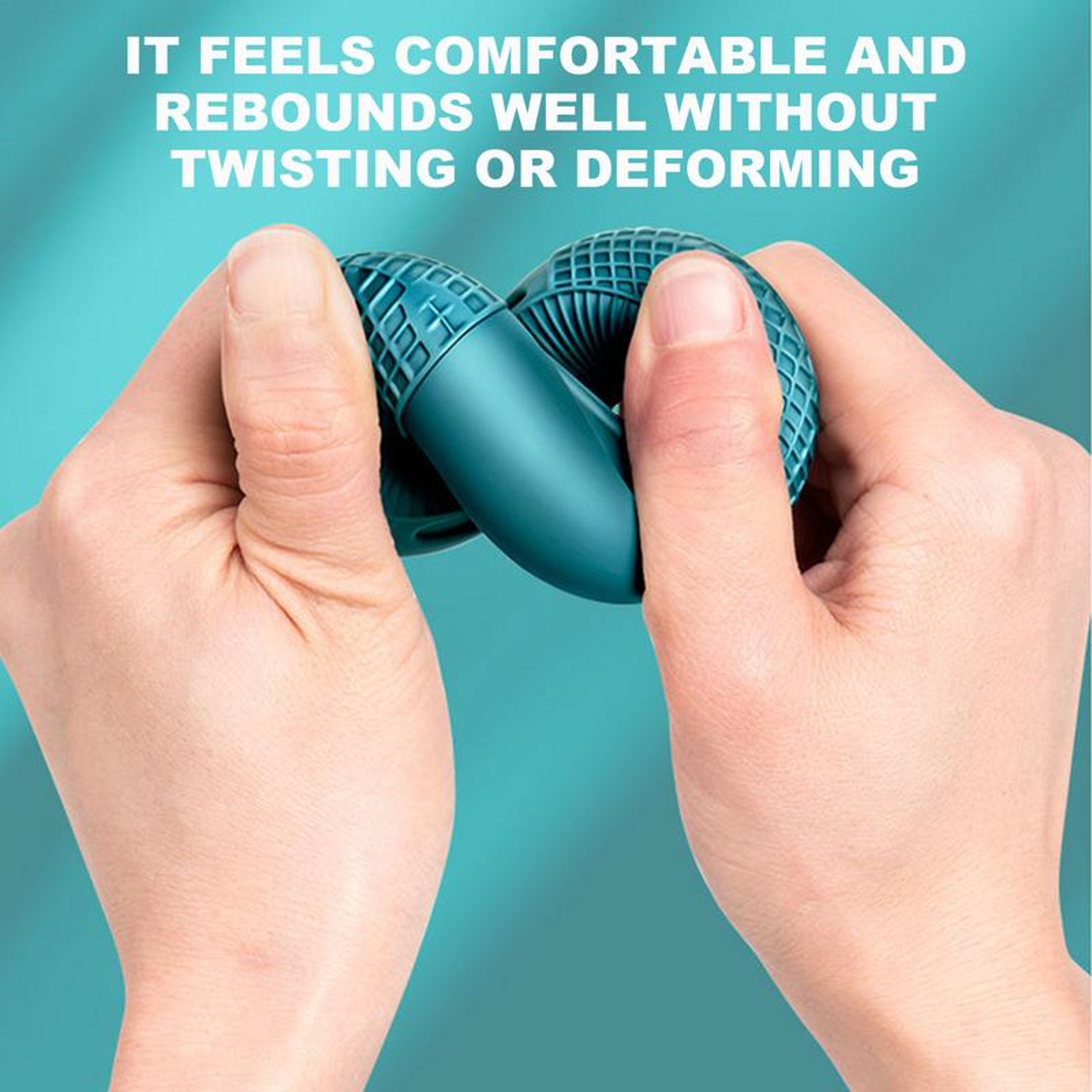 Hand Muscle Strengthener Ring, Silicone Finger Gripper, Wrist Finger Trainer for Exercise – view 3
