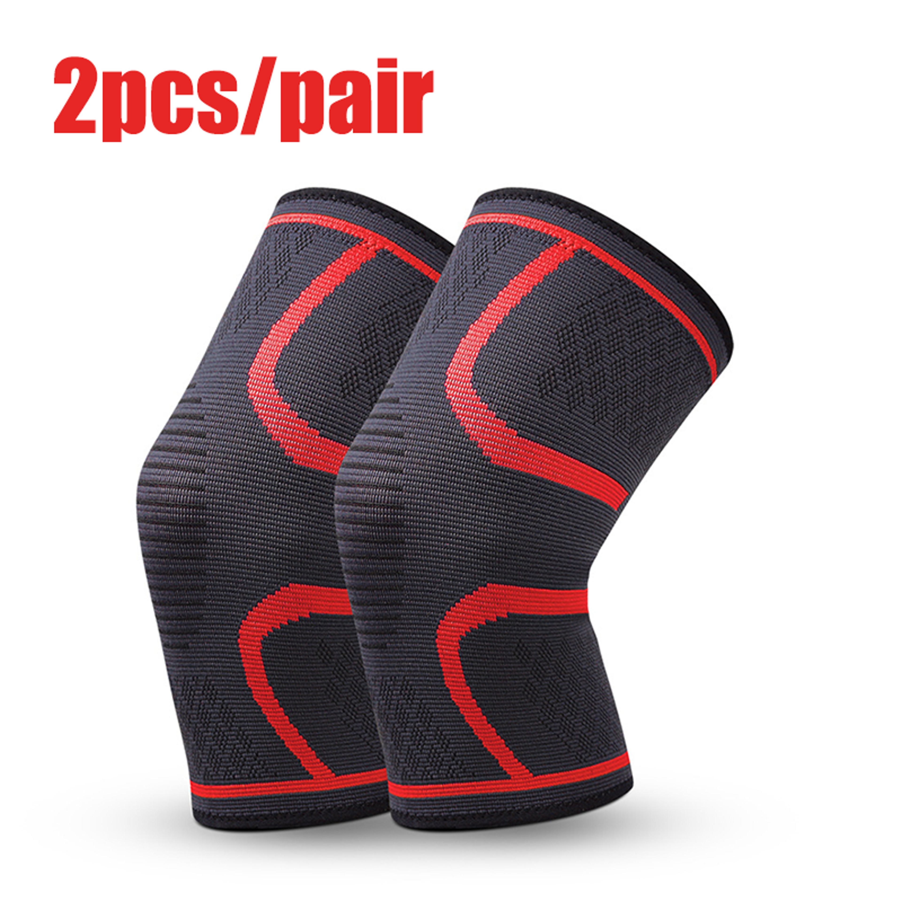 Knee Support Braces Sport Compression Sleeve, Elastic Nylon Pad for Fitness Running Basketball Volleyball – view 7