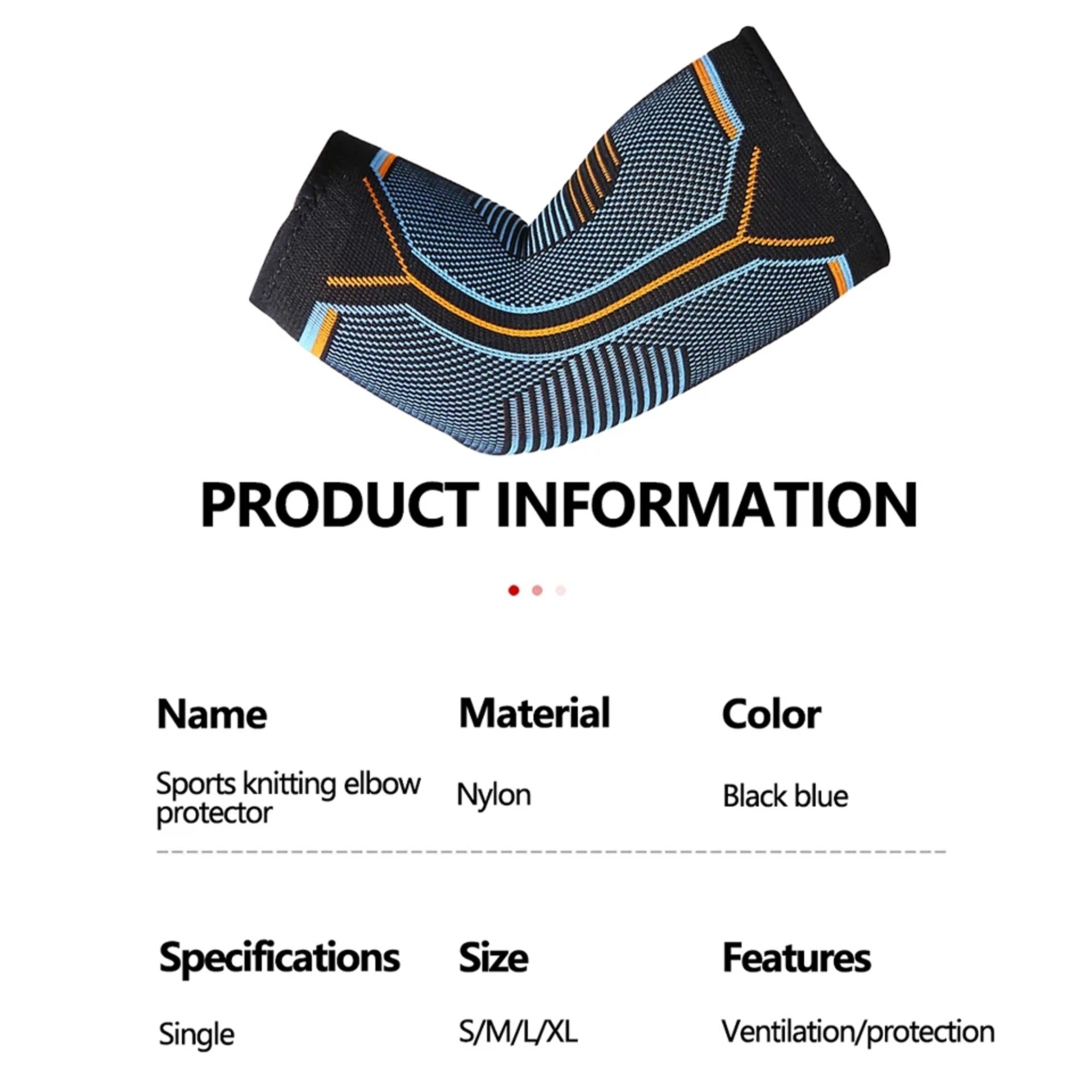 Compression Support Elbow Brace for Sports Knit Weightlifting Reduce Tennis Golfer Elbow Pain Relief – view 6