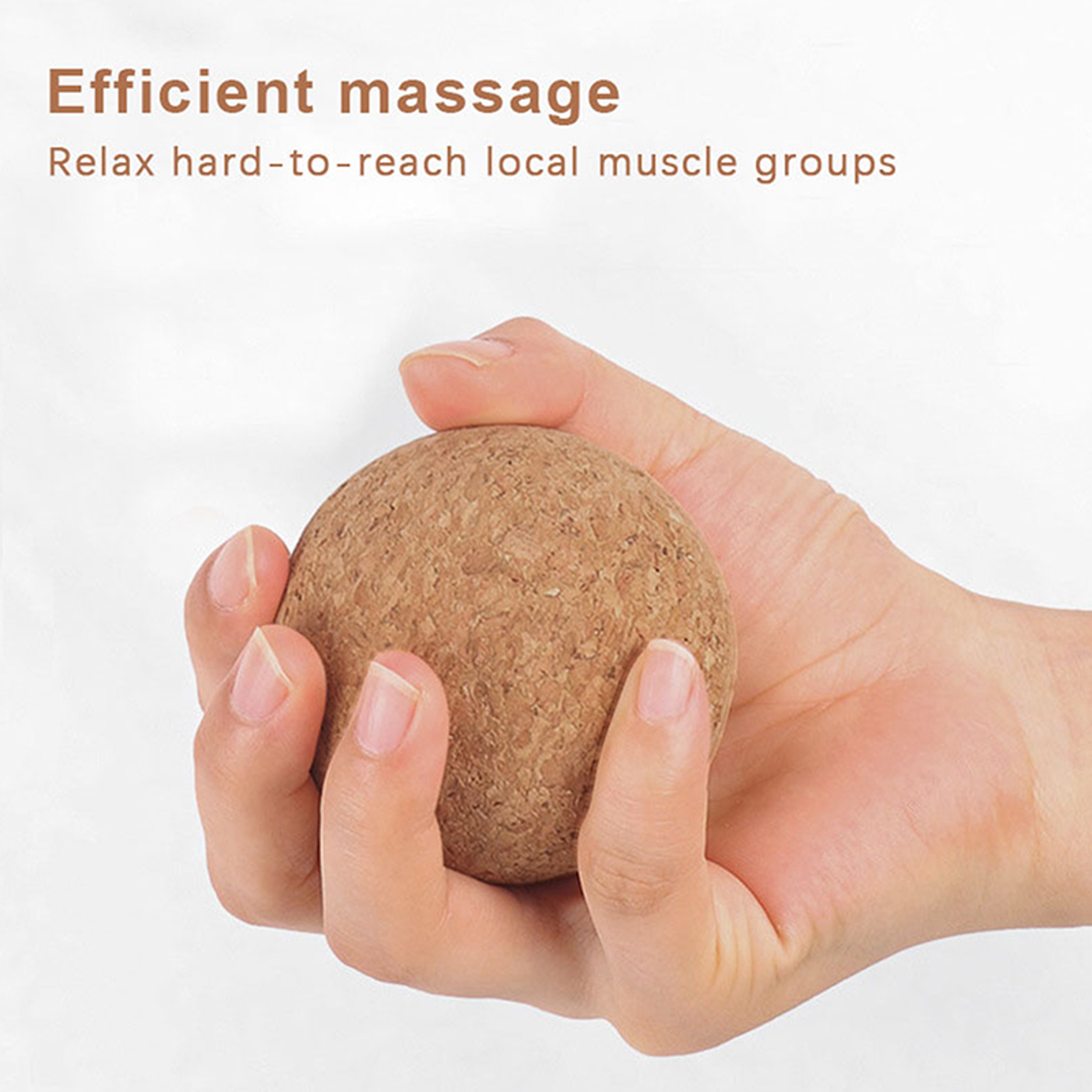 Myofascial Trigger Point Ball Cork Massage Ball For Back Massage  Foot Massager Yoga Tension Releas 2