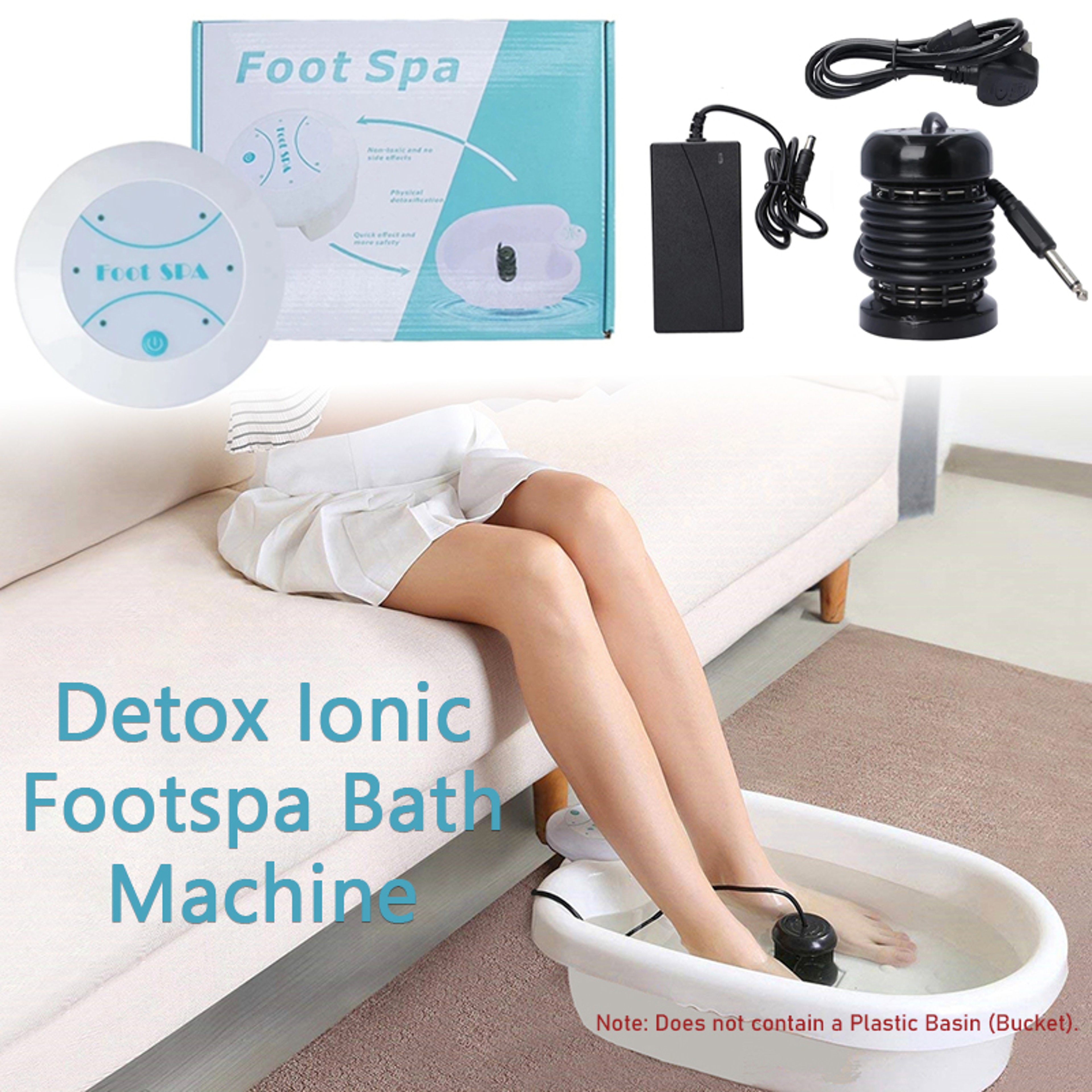 Deep Tissue Clean Foot Bath Spa Massager Detox Ionic Foot Spa Bath Machines Vibration Massage Care  0