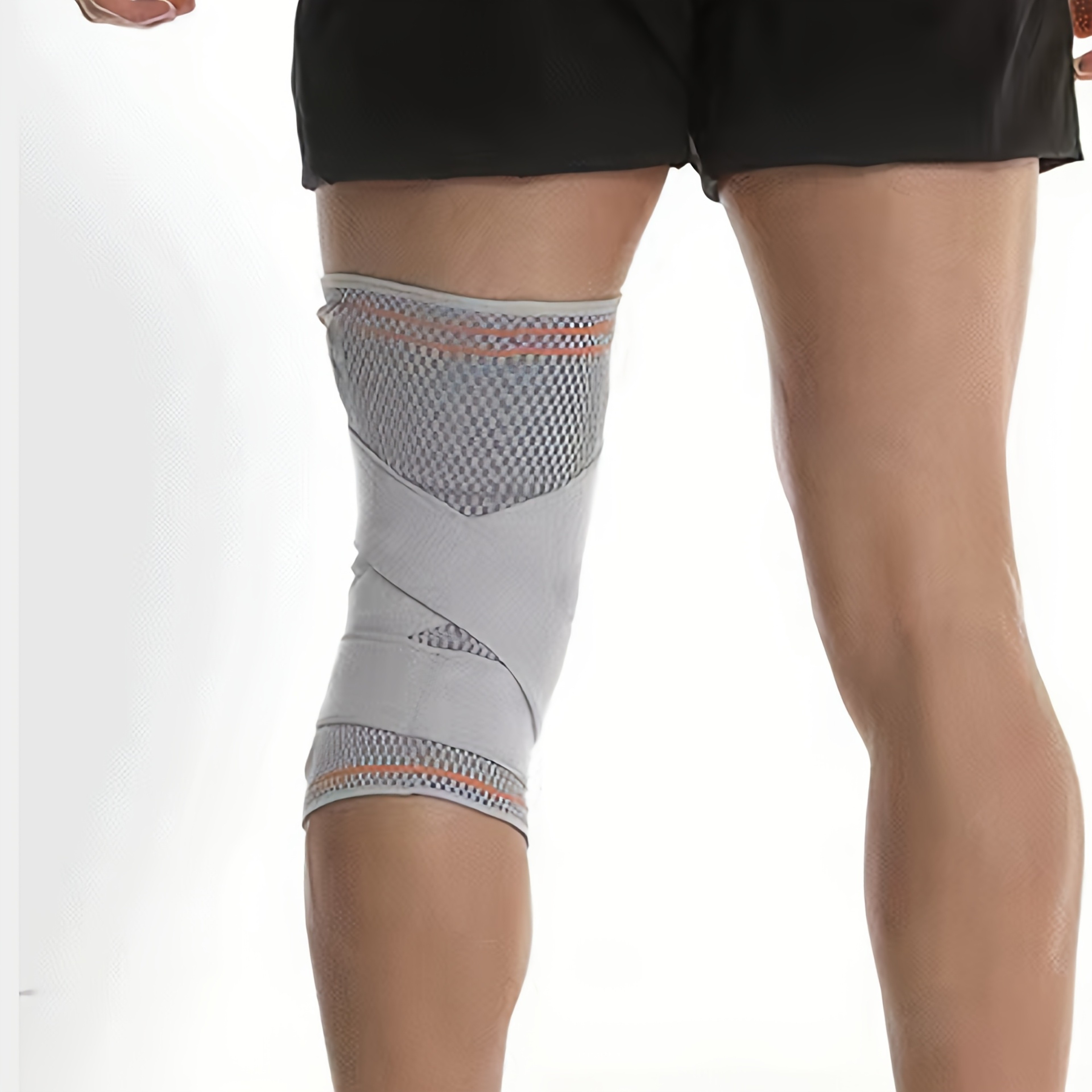 Knee Brace with Adjustable Straps, Professional Knee Sleeve, Patella Gel Pads, Side Stabilizers – view 5