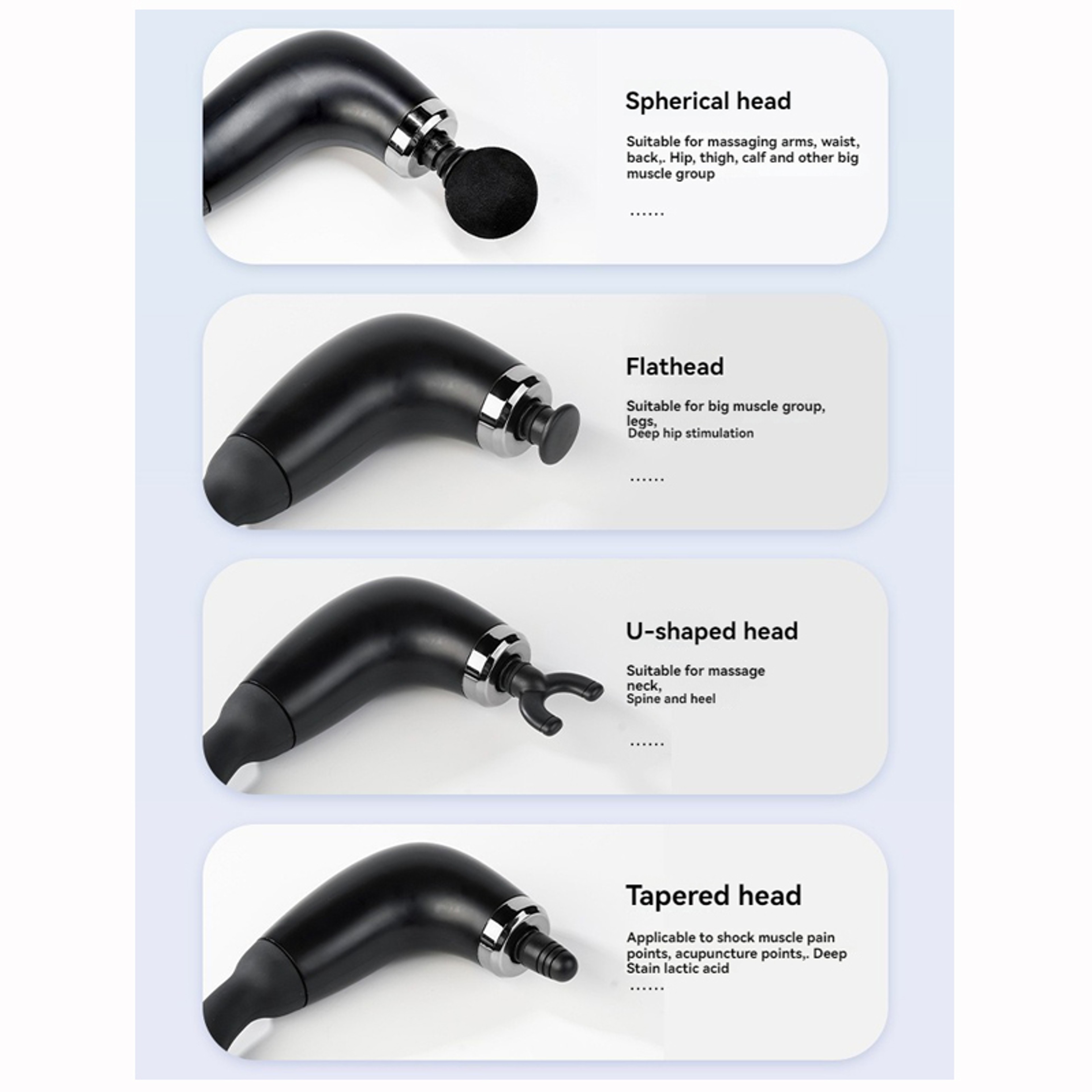 Electric Massage Hammer Home Handheld Smart Curved Hook Fascia Gun Back Artifact Electric Fascia Gu 4