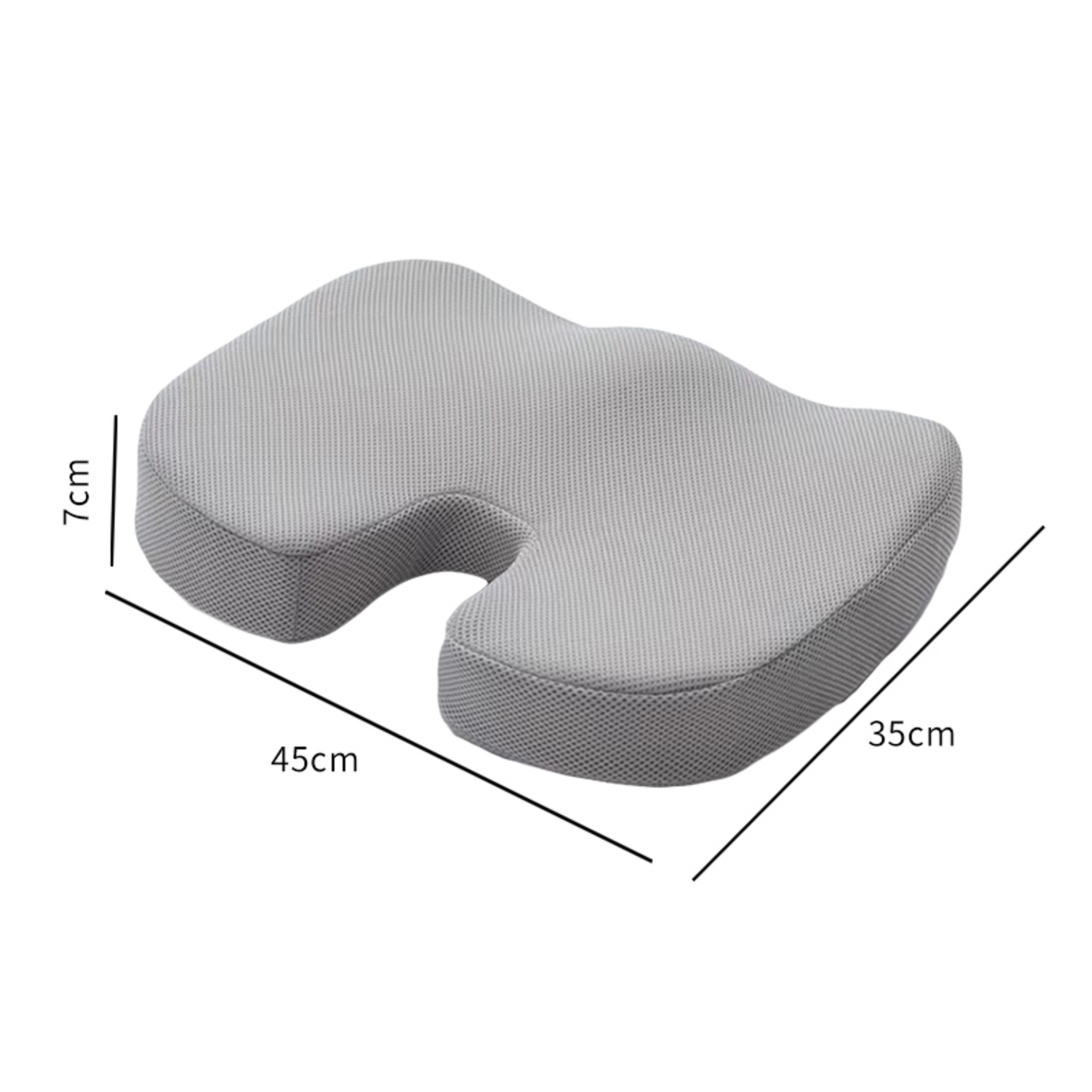 Ergonomic Office Chair Cushion Memory Foam Hemorrhoid Relief Seat Cushion – view 6