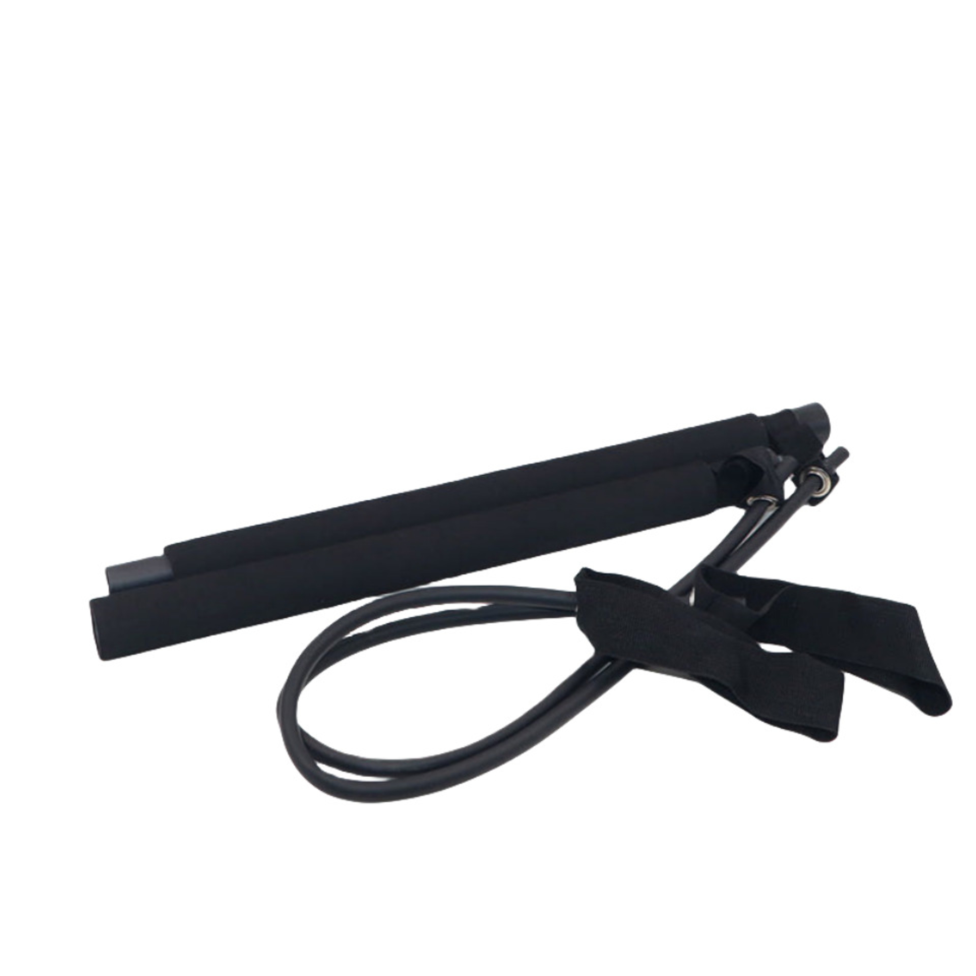 Portable Exercise Rod With Elastic Bands Pilates Stick Adjustable Fitness Bar Yoga Stretching  Toni 8