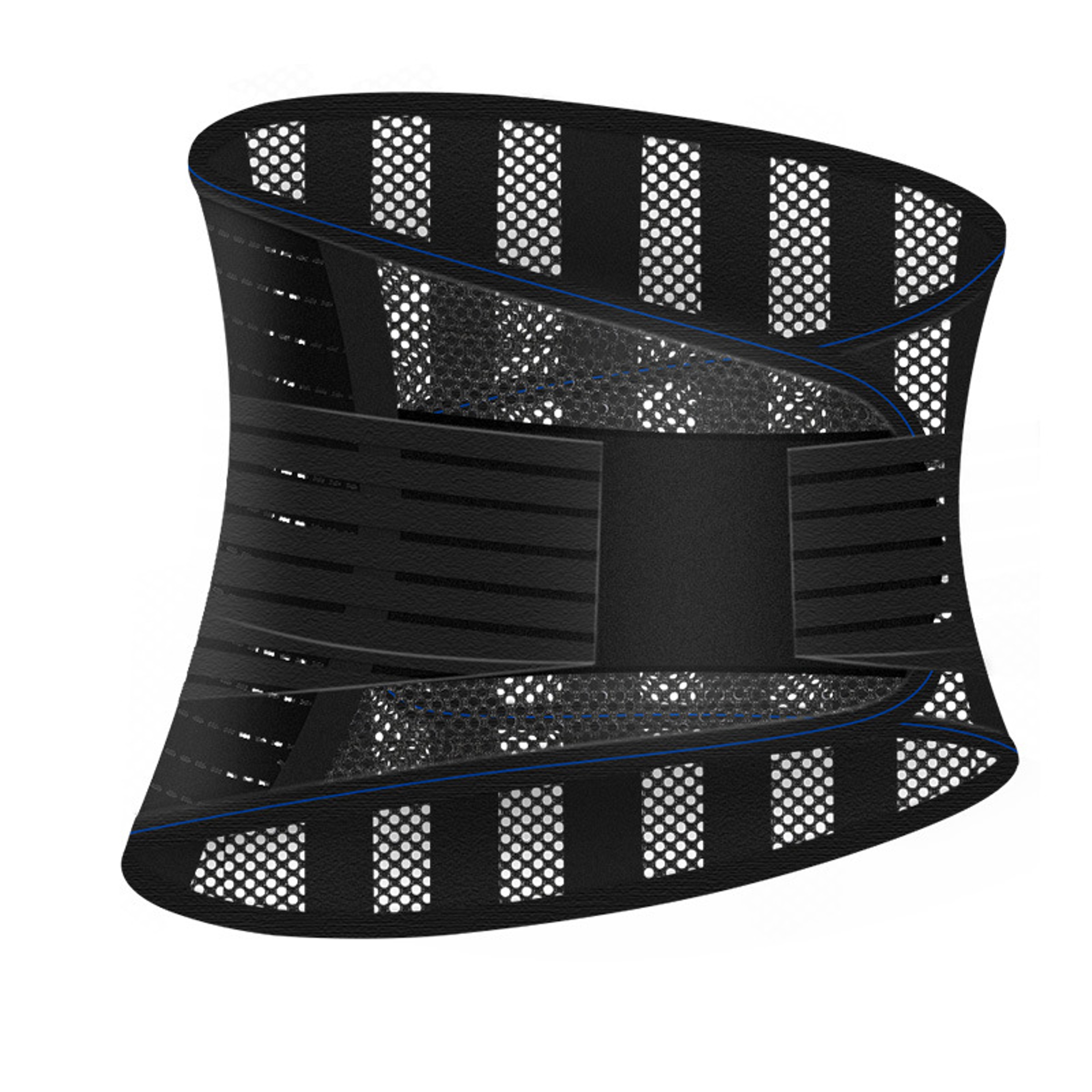 Waist Protection Mesh Belt Breathable Fitness Waist Support Waist Fixing Belt Lightweight 5