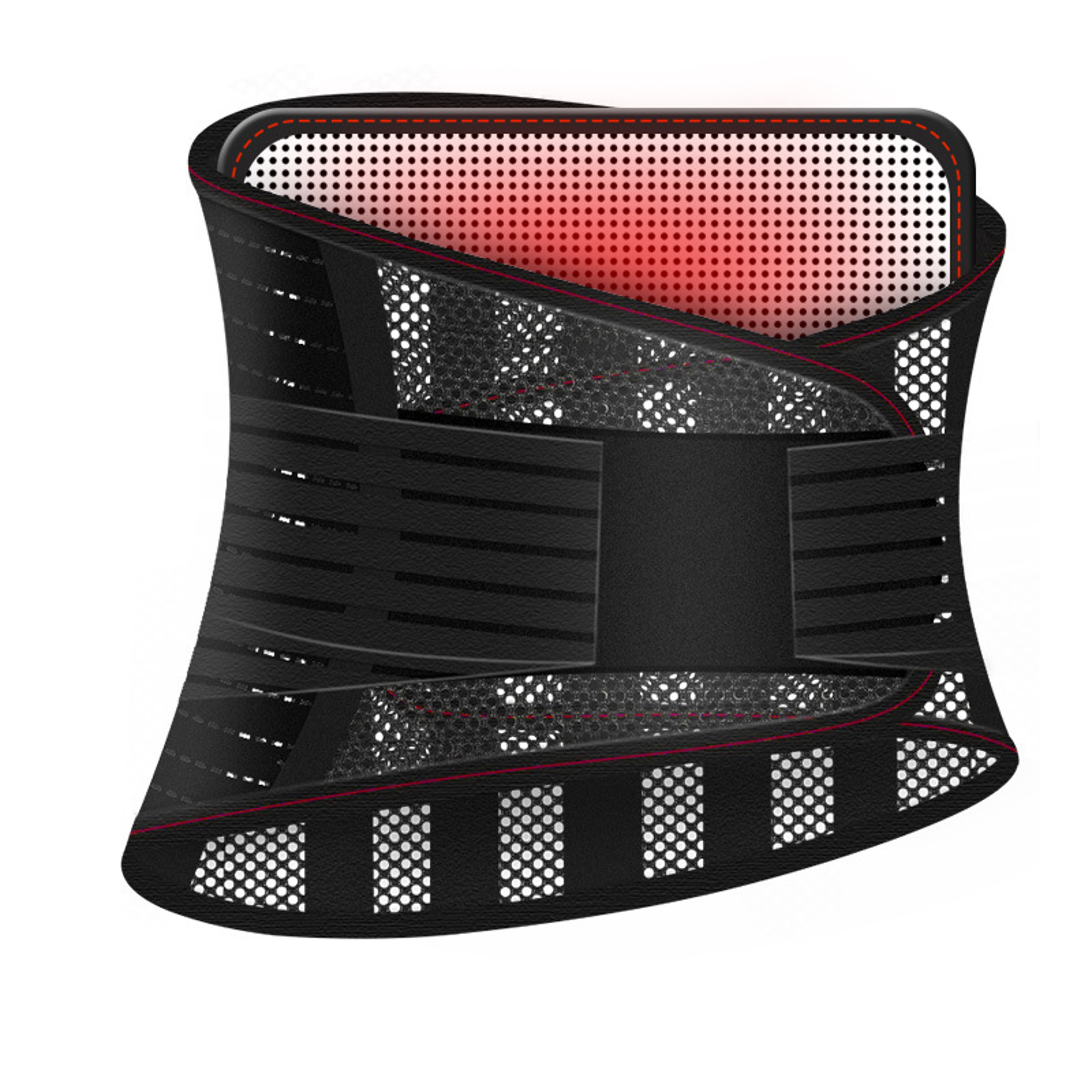 Waist Protection Mesh Belt Breathable Fitness Waist Support Waist Fixing Belt Lightweight 6