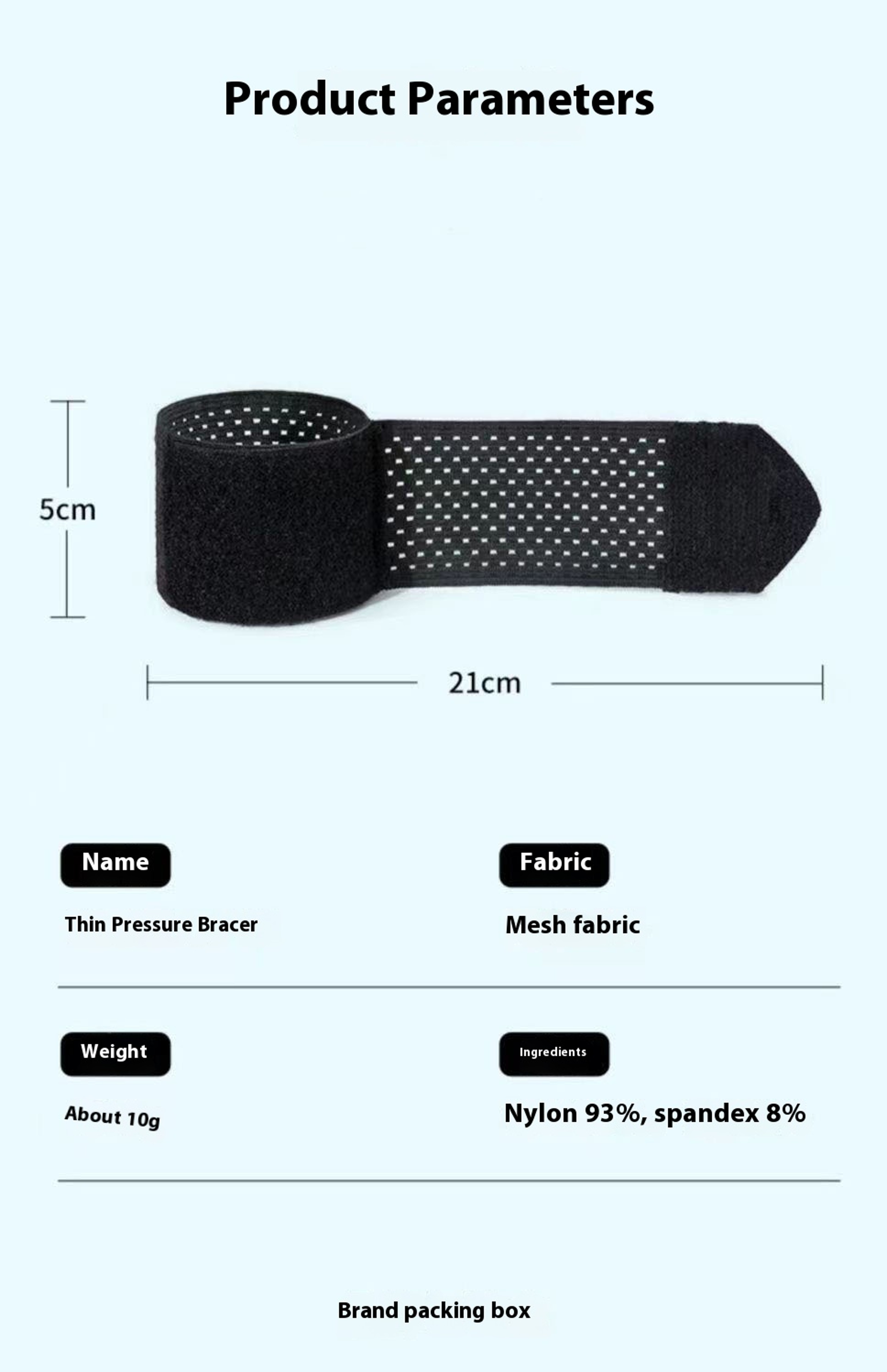 Compressed wrist support for women sports wrist protector, twisted tendon sheath relief, ideal for fitness badminton – view 6