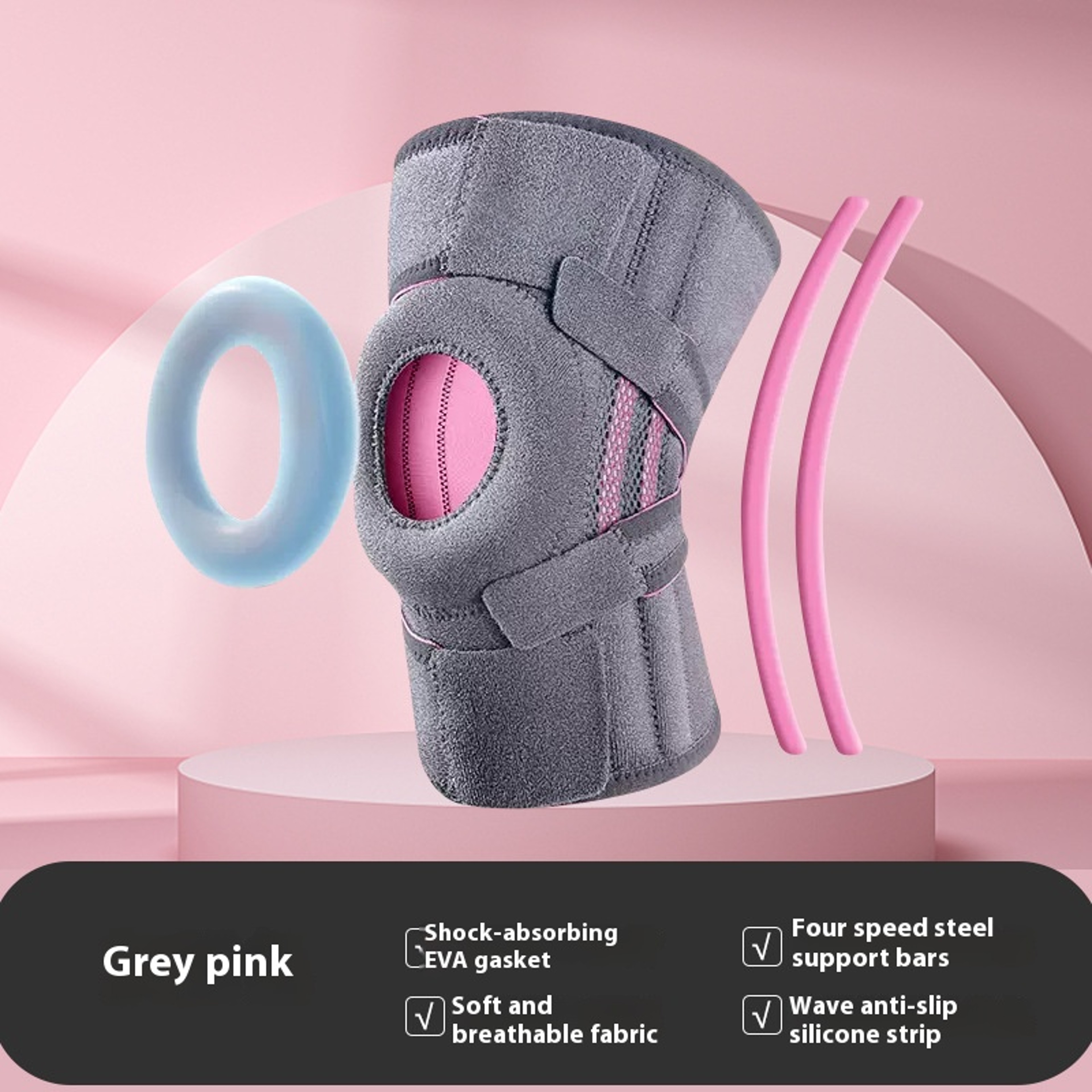 Cushioned Running And Cycling Knee Pads Open Breathable Sports Knee Pads Badminton And Tennis Summe 7