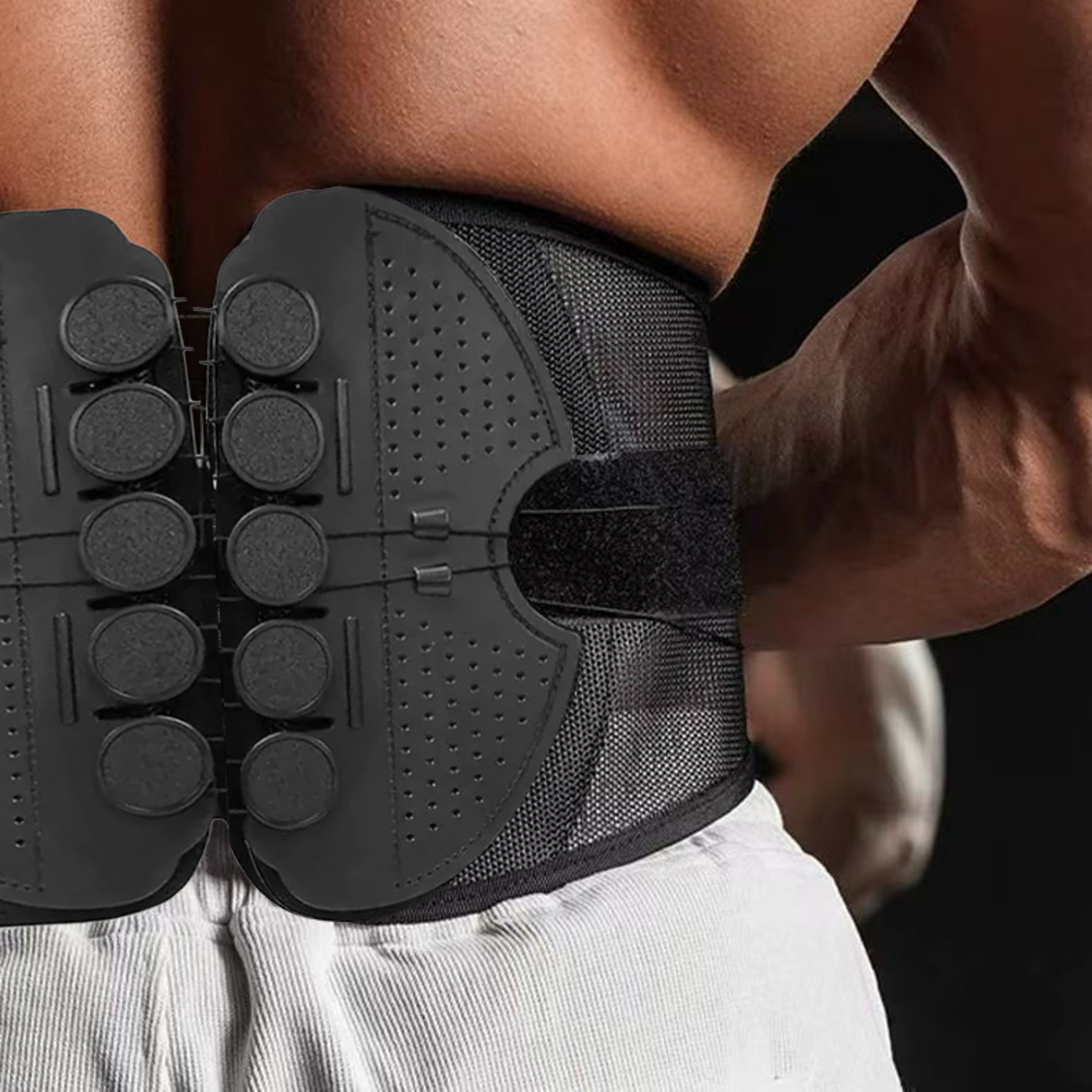 Posture Corrector Sport Waist Belt, Waist Support Exercise, High Elastic Pressure Waist Belt – view 2