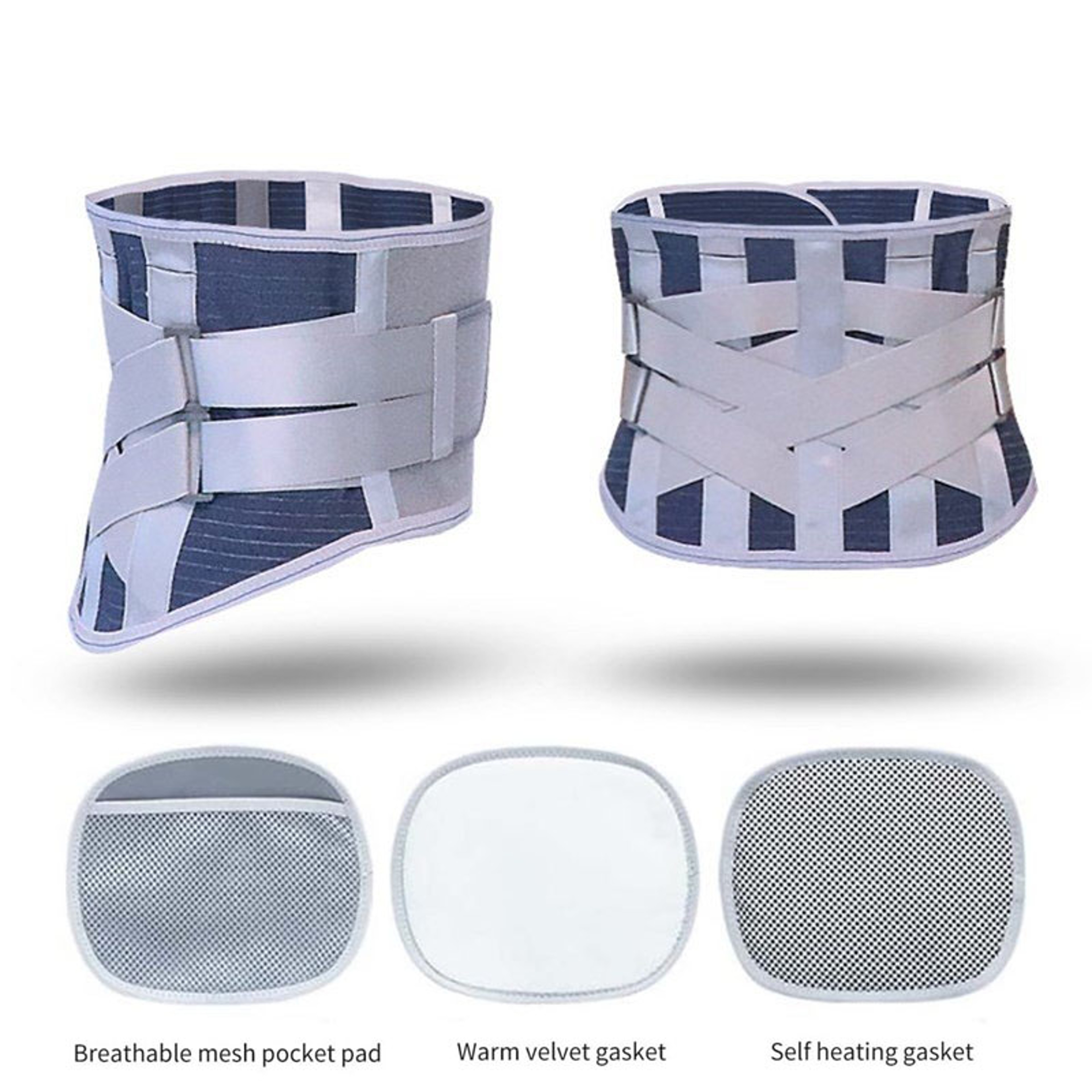 Adjustable Waist Trainer Belt Self Heating Lumbar Support Belt Magnetic Orthopedic Back Brace Spine 6