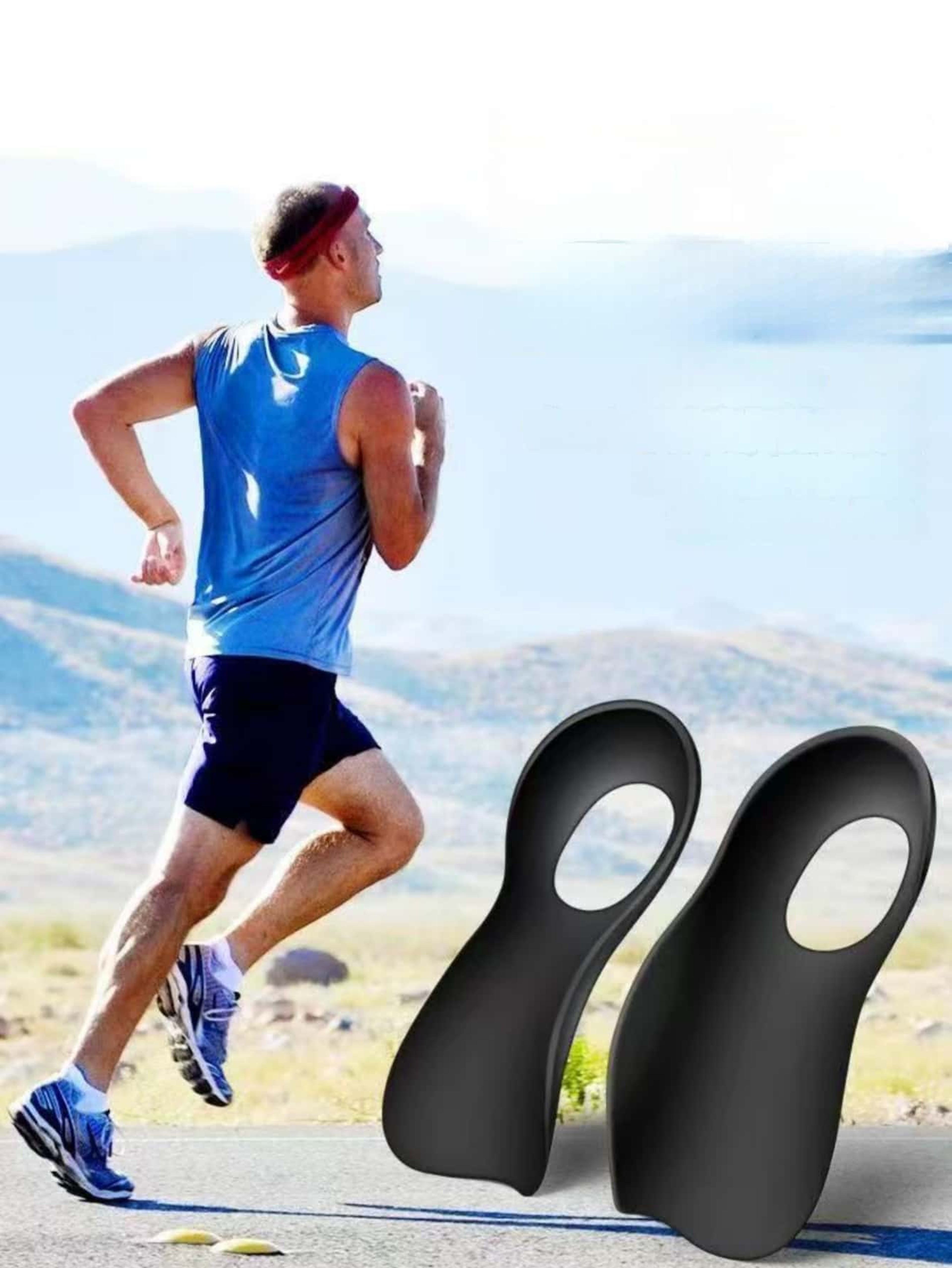 Unisex Arch Support Shoe Inserts, Orthotic Insoles for Plantar Fasciitis, Flat Feet & O-Shaped Legs – view 5