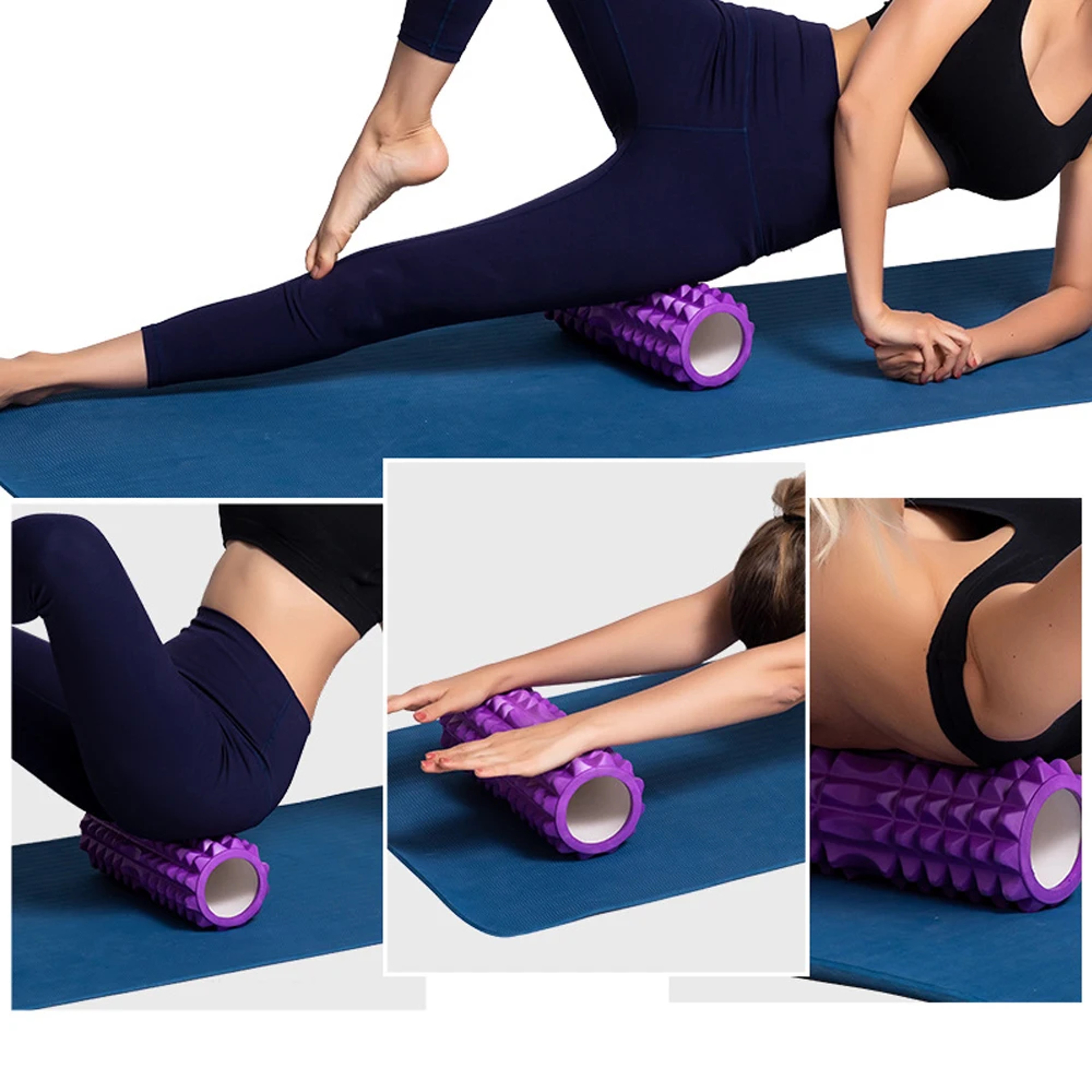 Trigger Point Therapy Foam Roller Training Pilates Yoga Fitness Muscle Relaxation Foam Column Home  0