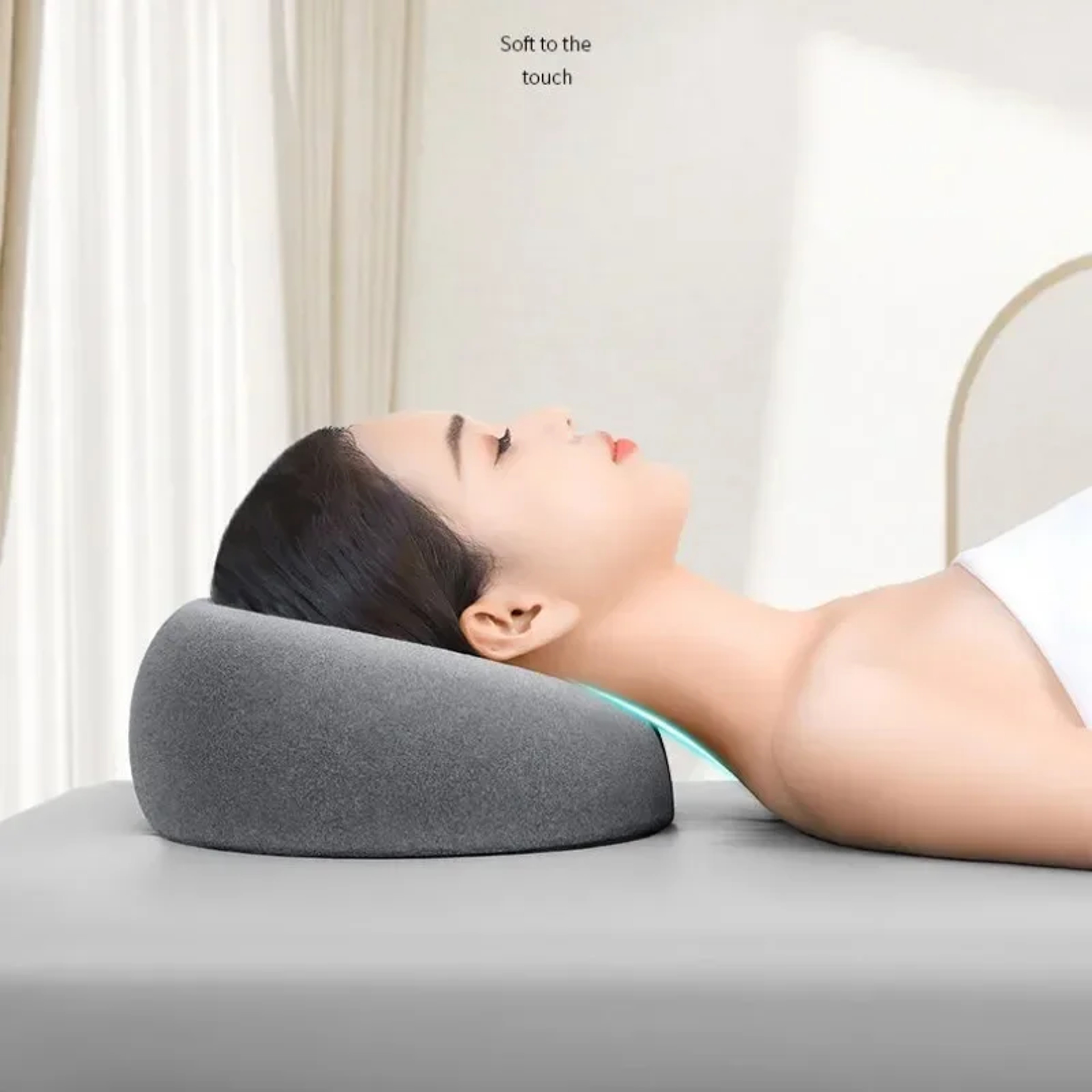 Memory Foam Body Massage Face Rest Pillow, Ergonomics Lying Down Pillow, Breathable Head Rest Support Pillow for Beauty – view 4