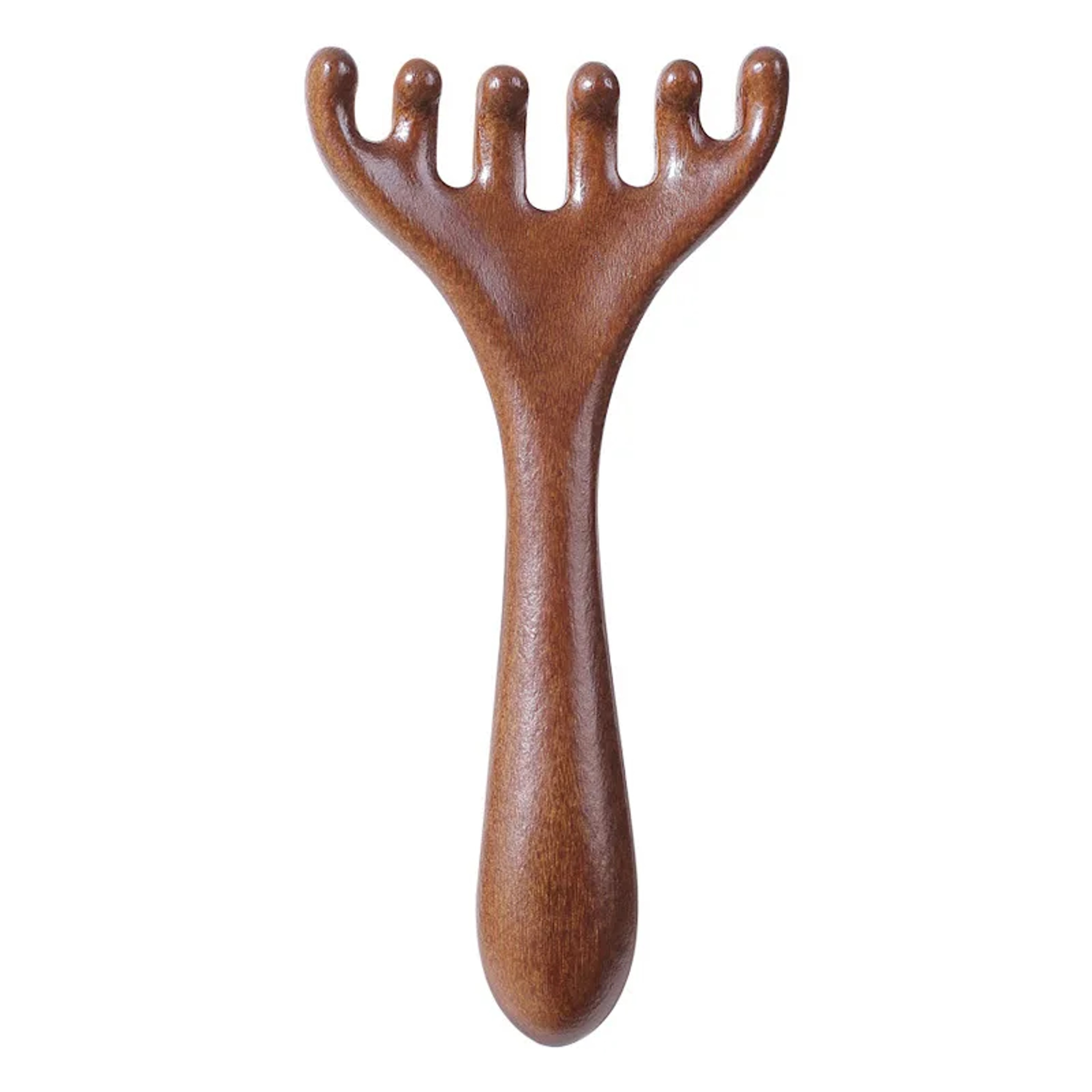 Handheld Meridian Massage Comb, Natural Five-Claw Scalp Massage Device, Spa Gua Sha Tool, Back Scratching, Hair Care – view 7