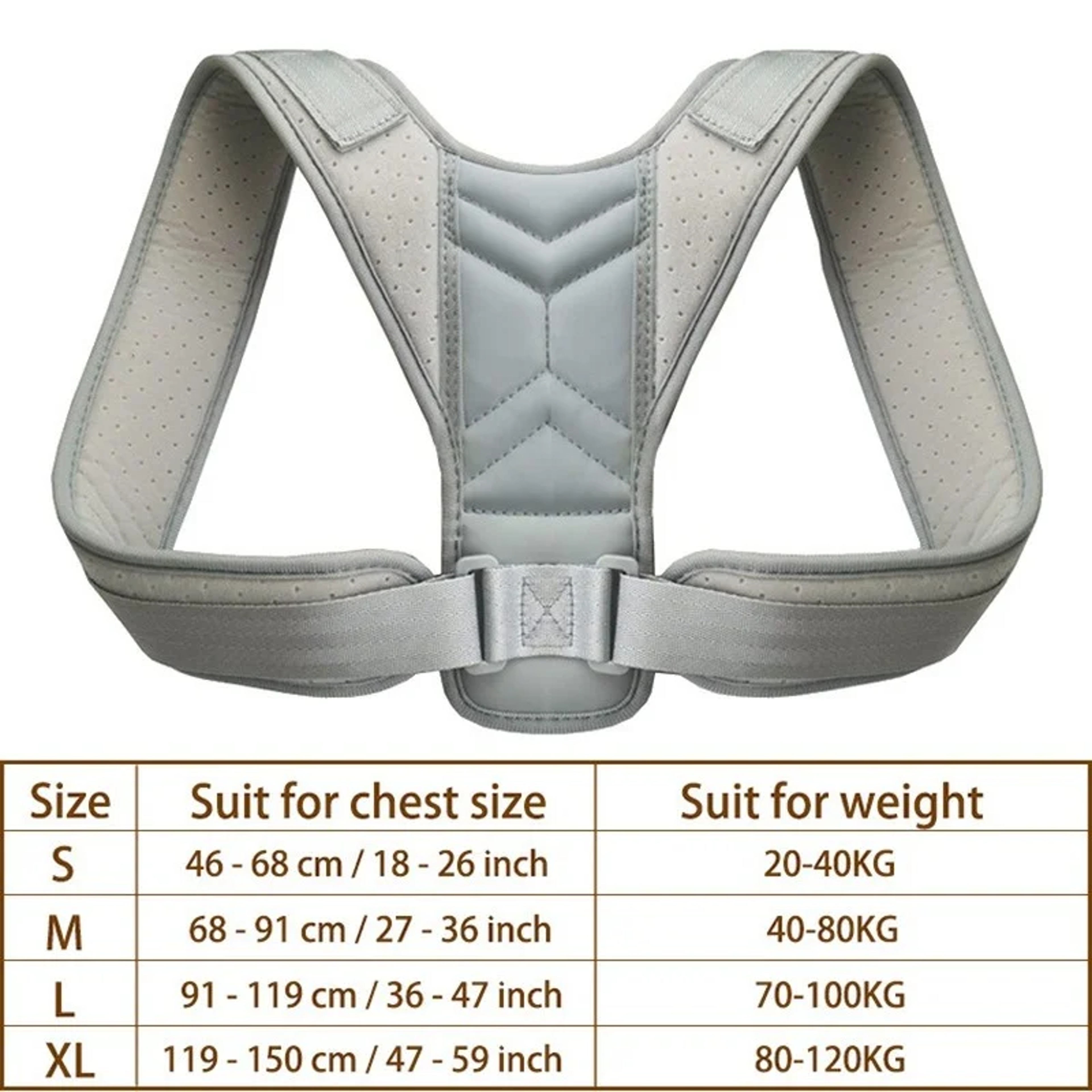 Adjustable Clavicle Spine Support Back Shoulder Posture Corrector Home Office Sport Upper Neck Brac 5