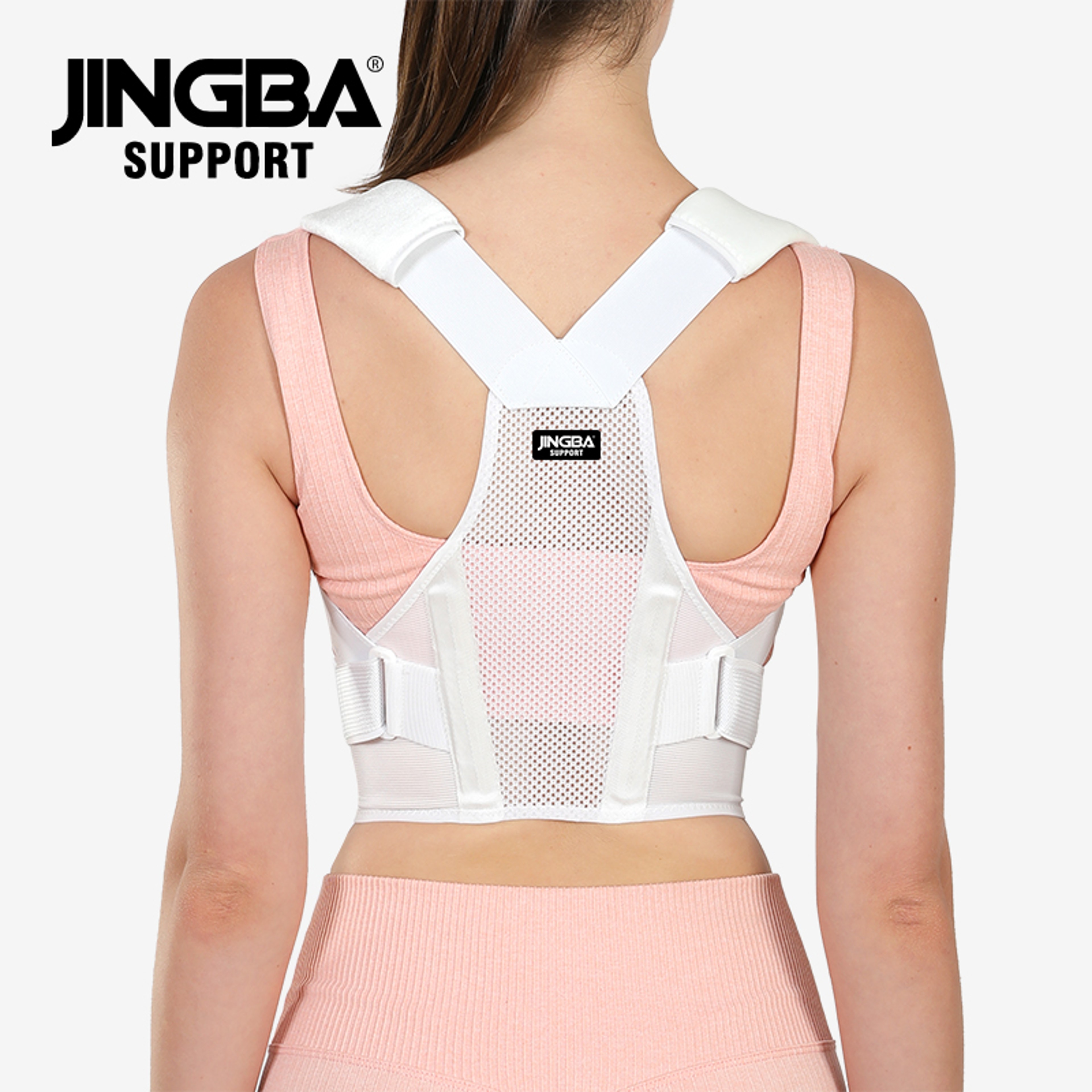 Men Women Posture Corrector Fully Adjustable Back Brace With Upper Spine Support 0
