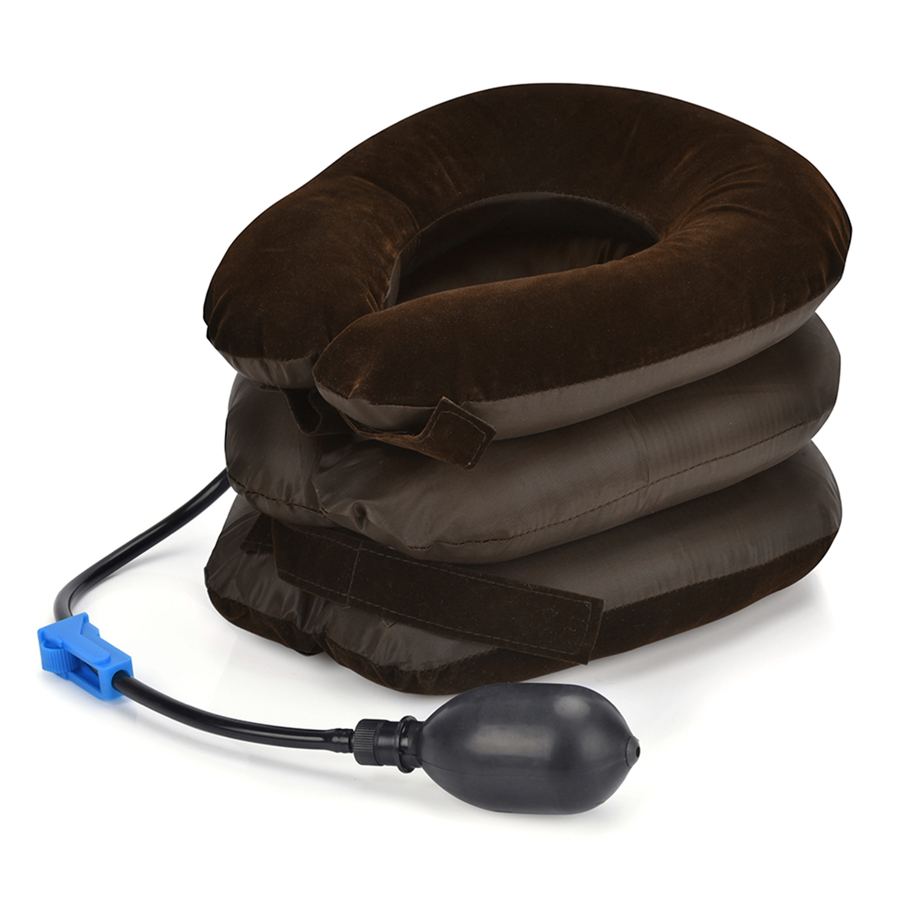 Orthopedic Inflatable Neck Collar, Posture Correct Cervical Vertebra Ontlaster, Shoulder Headache Pain Relief Pillow – view 7
