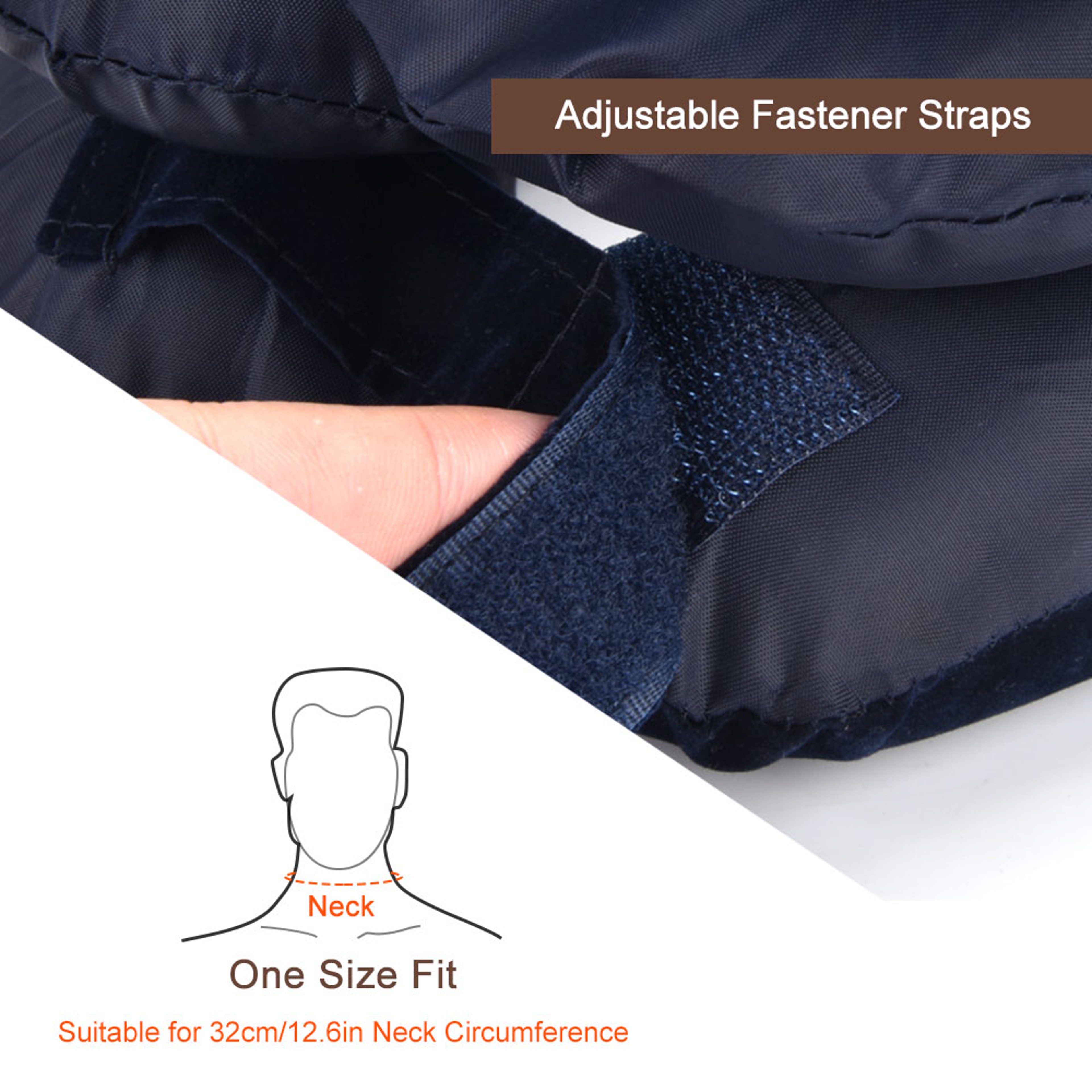 Orthopedic Inflatable Neck Collar, Posture Correct Cervical Vertebra Ontlaster, Shoulder Headache Pain Relief Pillow – view 4