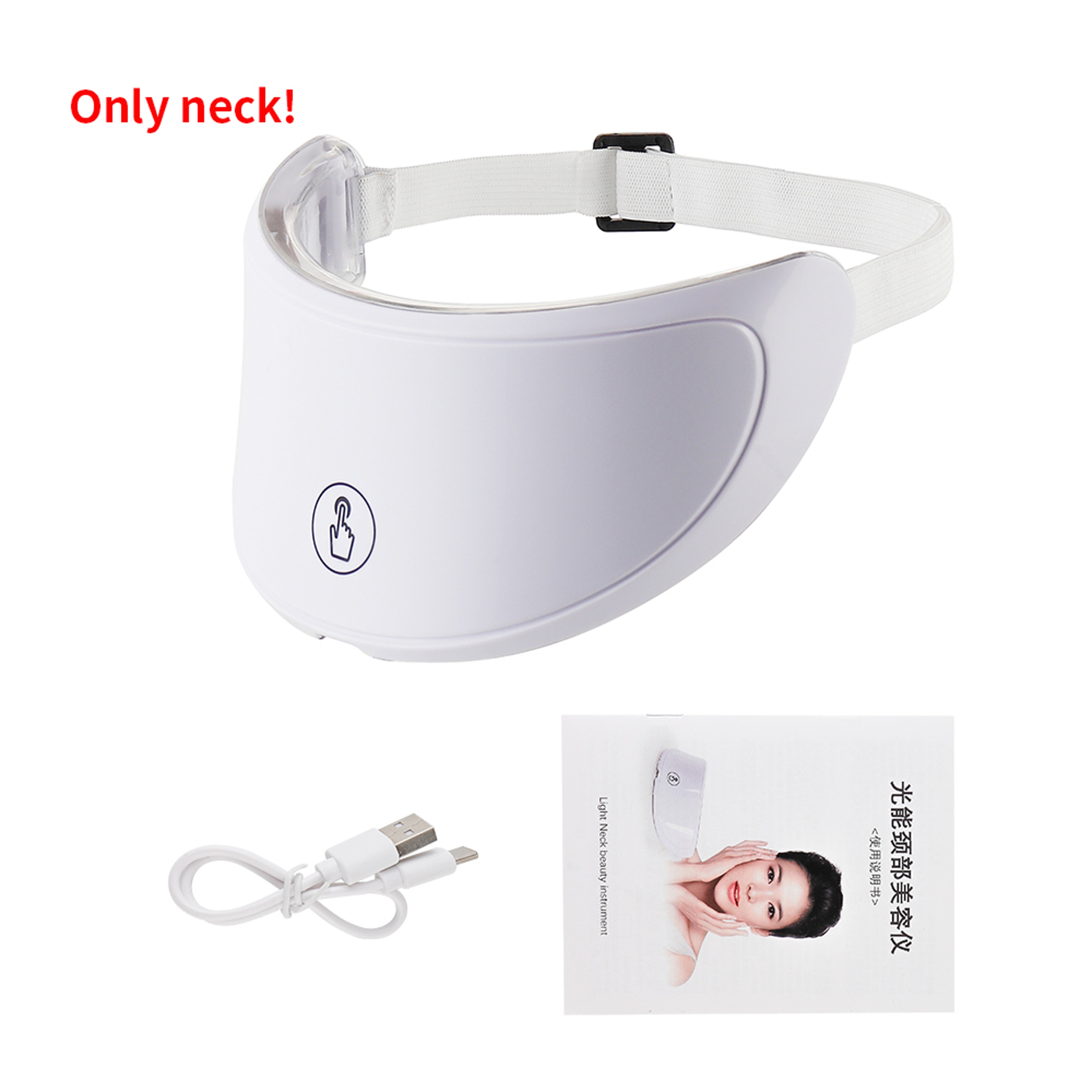 Photon Facial Neck Skin Tighten Device, Wireless 7 Colors LED Face Beauty Machine, Rejuvenation Neck Mask – view 8
