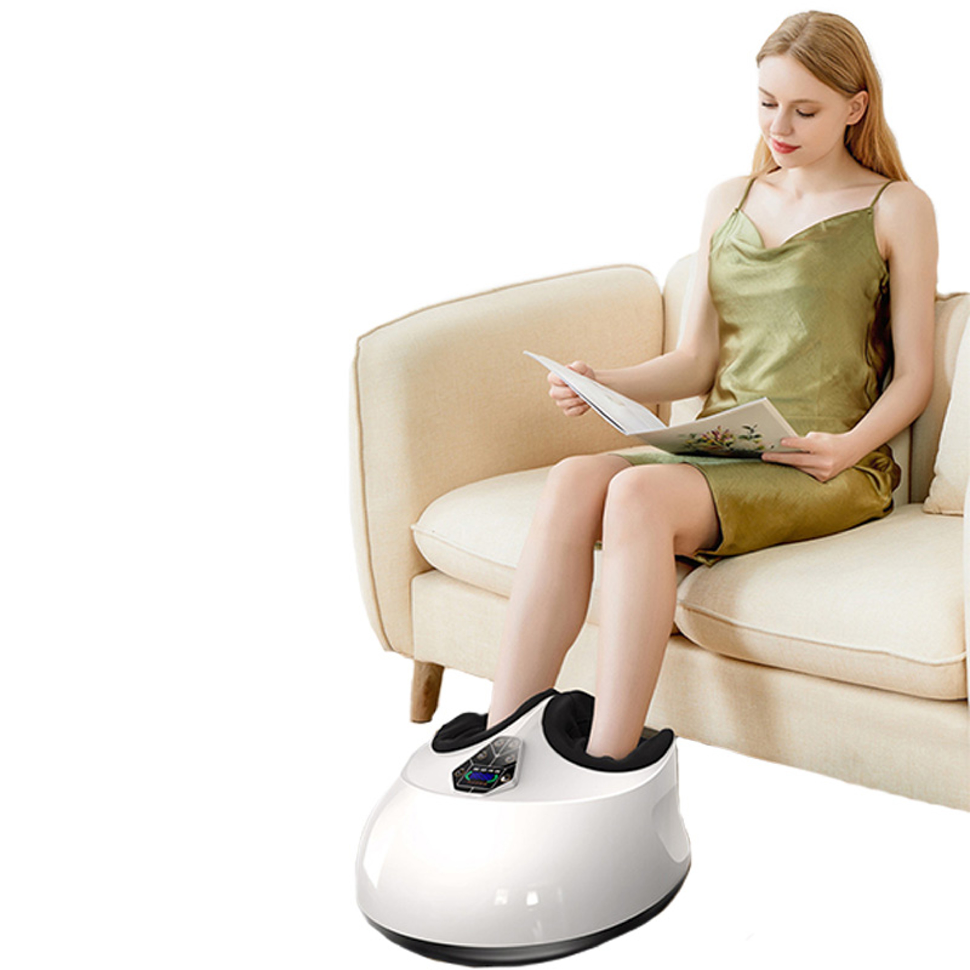 Deep Kneading Foot Massager With Vibration, Acupressure Heating, Pressing Action for Feet & Legs – view 5