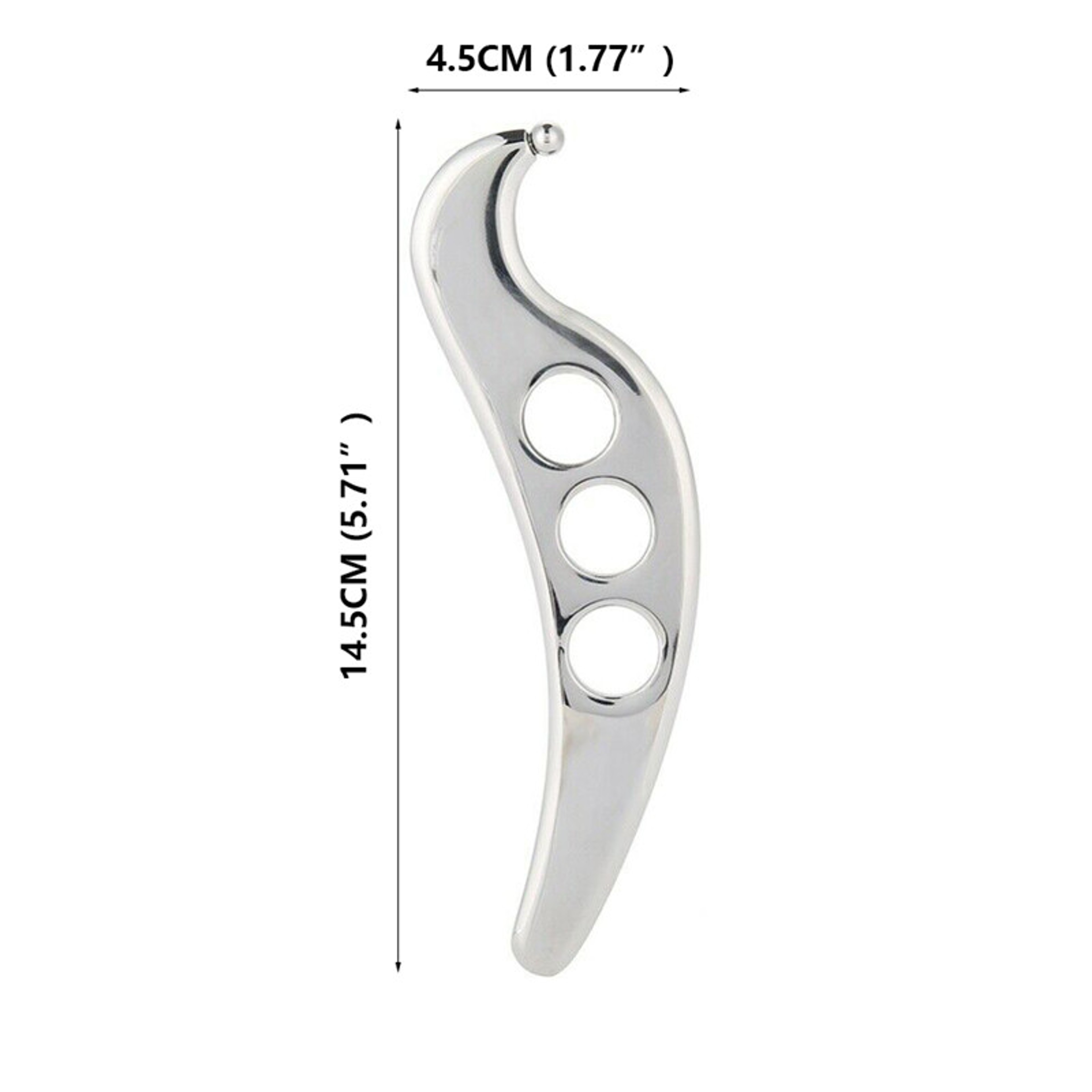 Manual Massage Stainless Steel Gua Sha Tool, Physical Therapy Scraping Board, Pain Relief, Tissue Mobilization – view 7