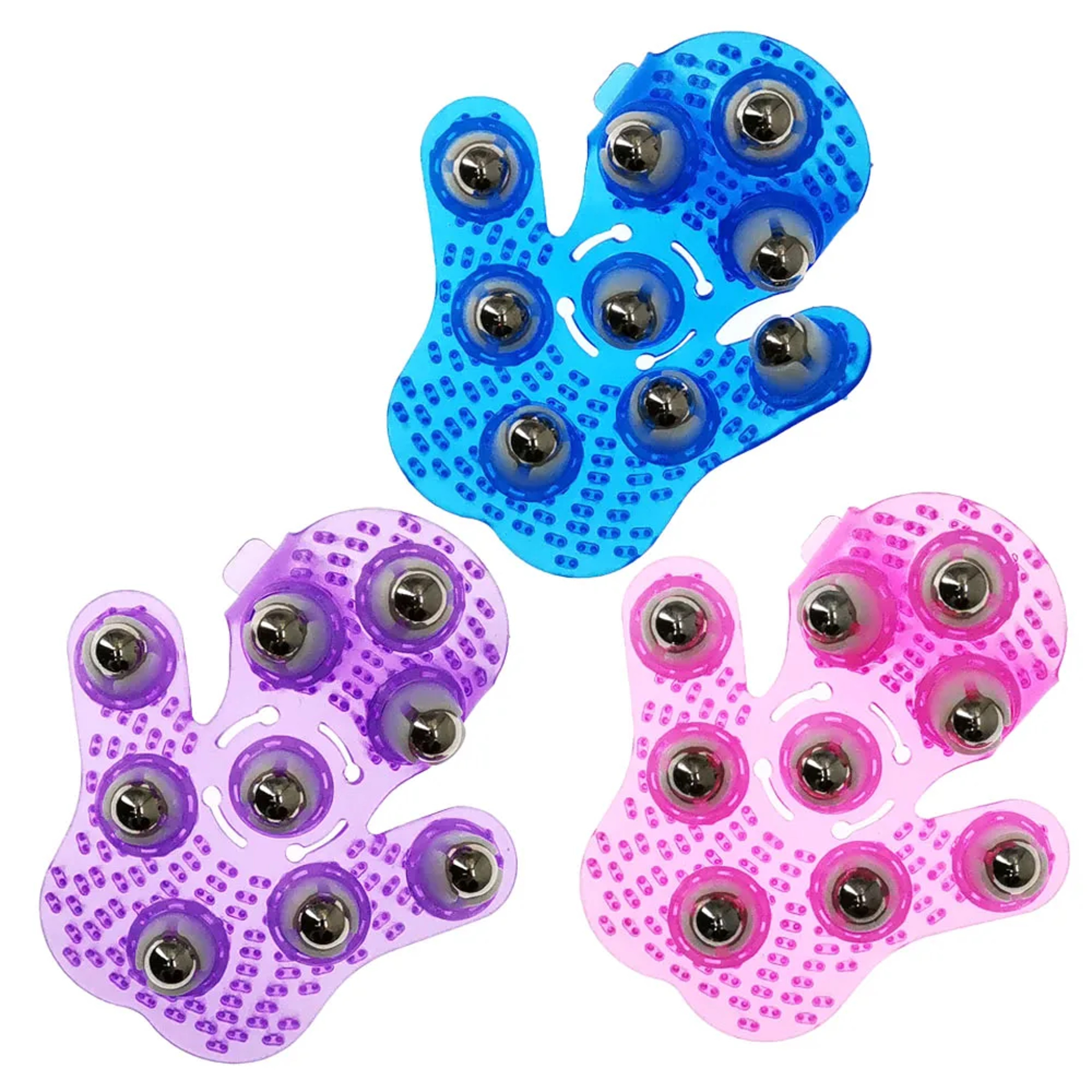 Muscle Pain Relief Relax Roller Ball Body Massage Glove, Anti Cellulite Massager for Neck, Back, Shoulder, Buttocks – view 2